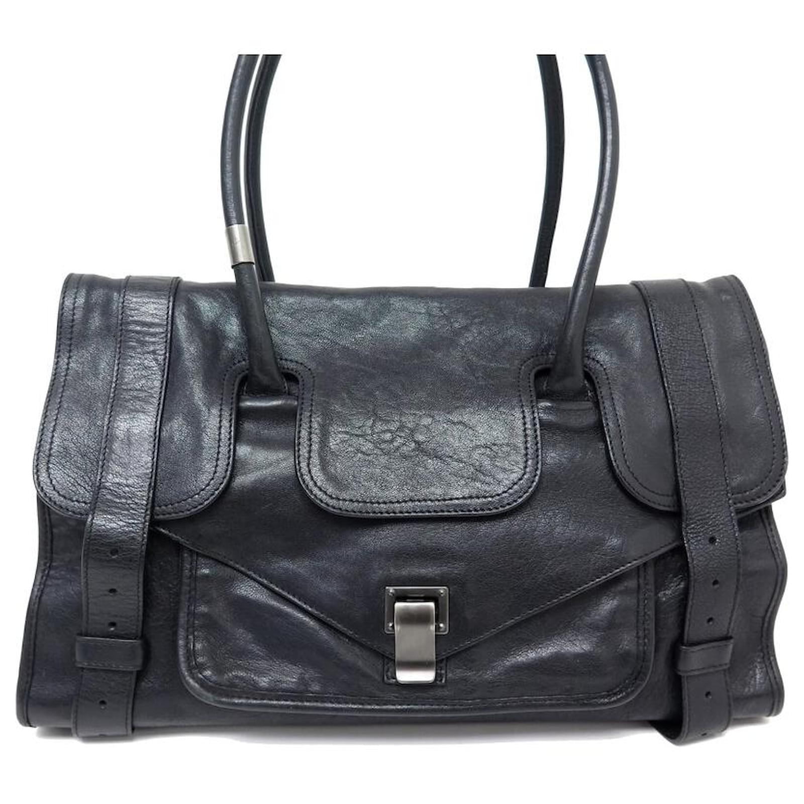 HANDBAG PROENZA SCHOULER PS1 MEDIUM BLACK LEATHER BLACK LEATHER