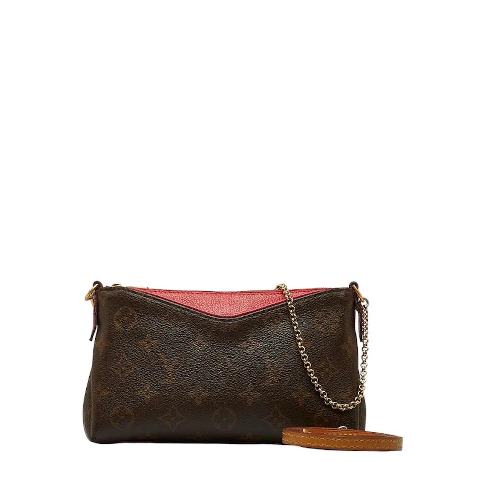 Louis Vuitton Monogram Pallas Clutch Monogram Canvas Louis Vuitton