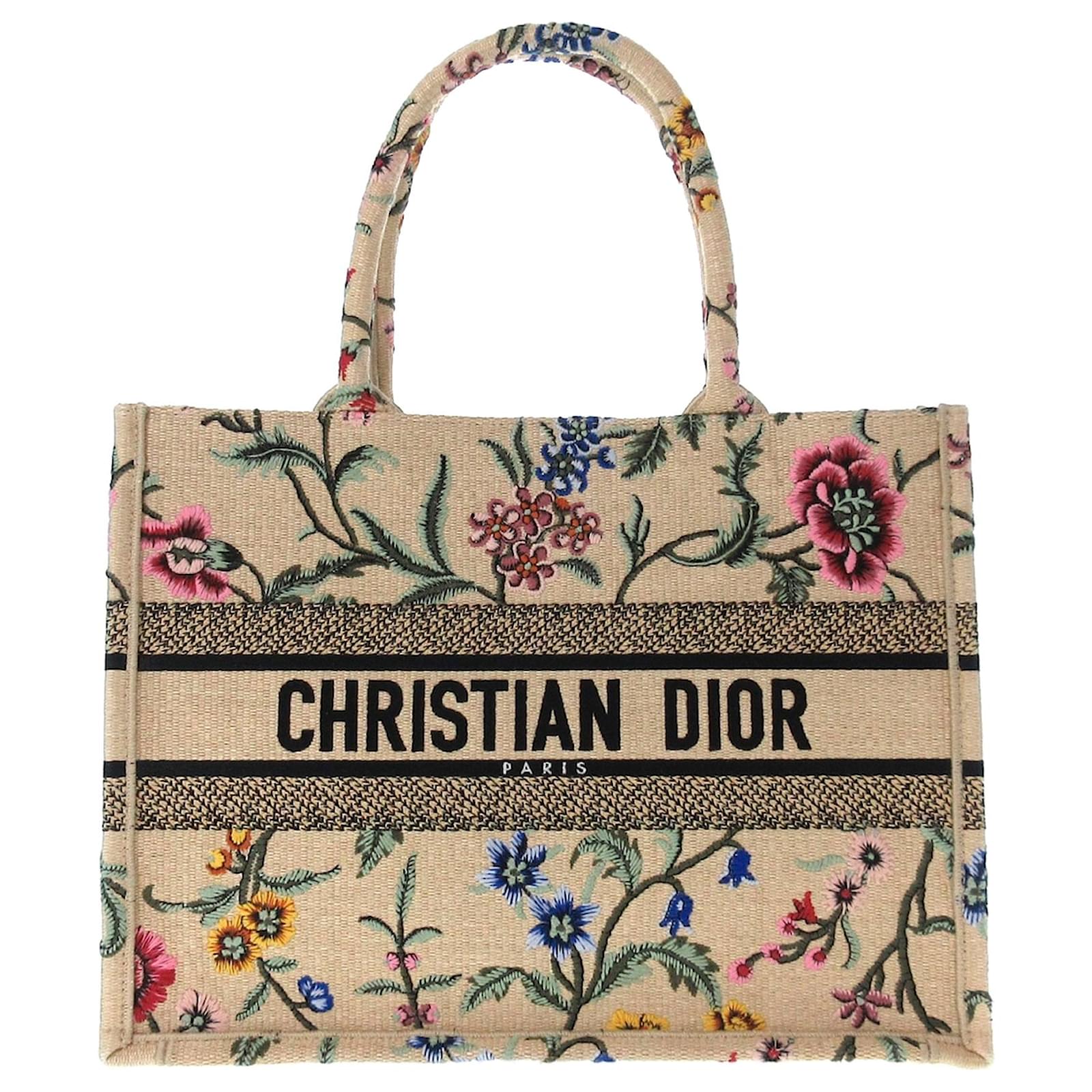 Dior book tote online beige