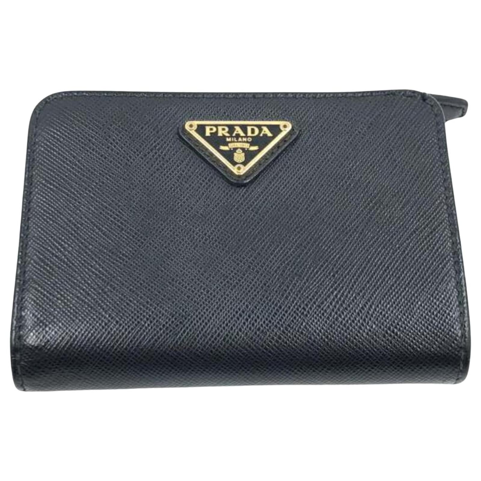 Prada saffiano sale coin purse