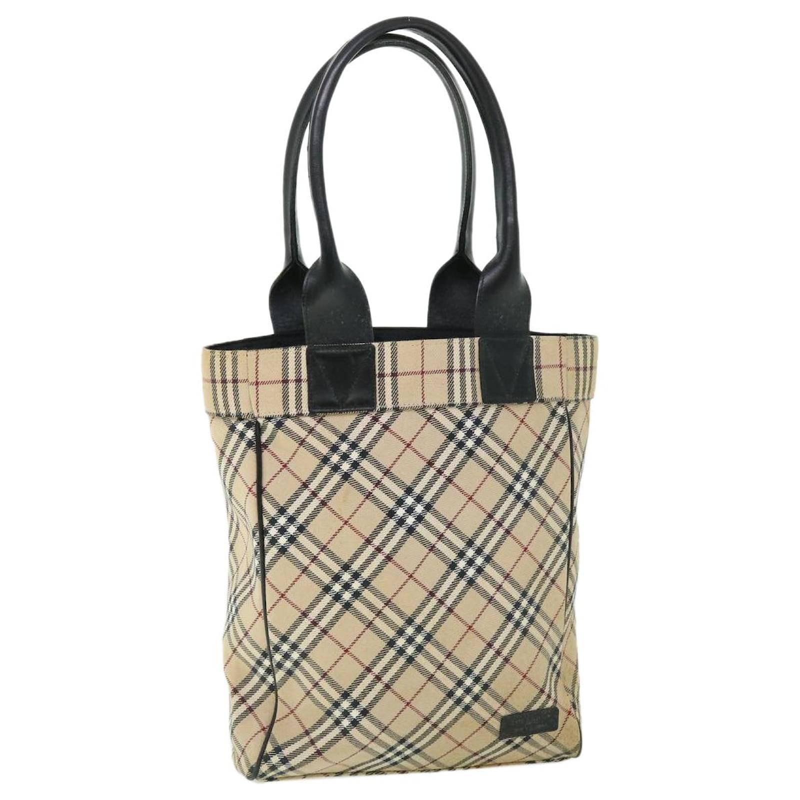 Burberry blue sales label tote