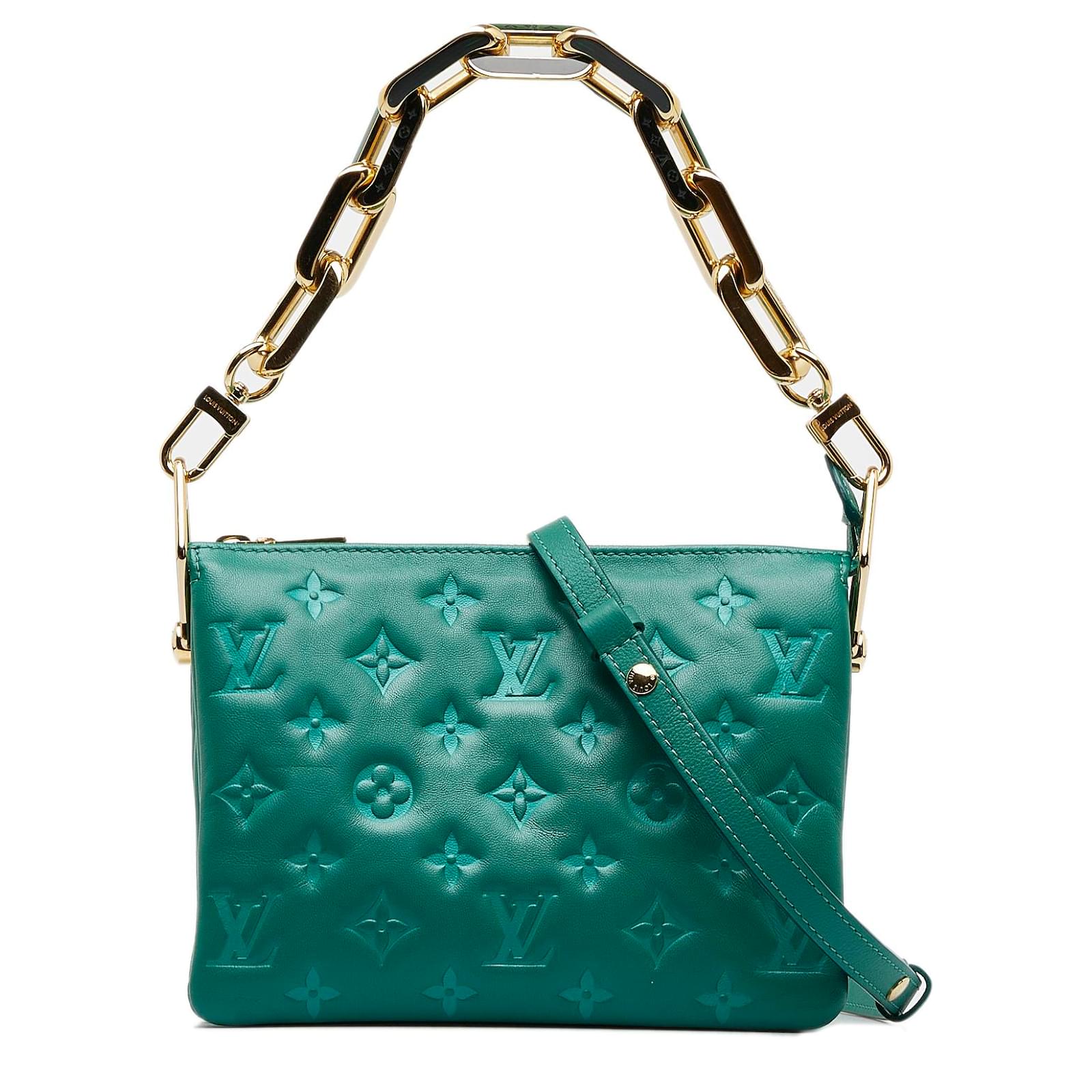 Louis Vuitton Green Monogram Coussin BB Leather ref.1057275 - Joli