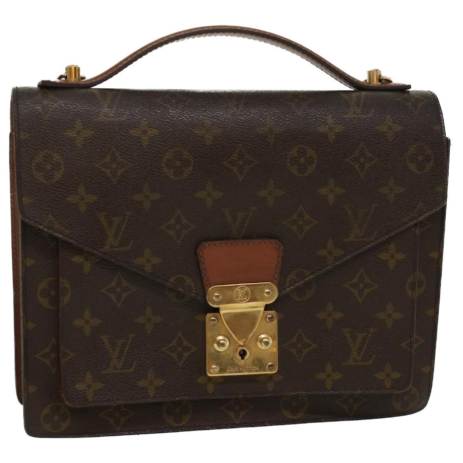 Louis Vuitton Monogram Monceau 28 Hand Bag 2way M51185 LV Auth 52654 Cloth  ref.1057906 - Joli Closet