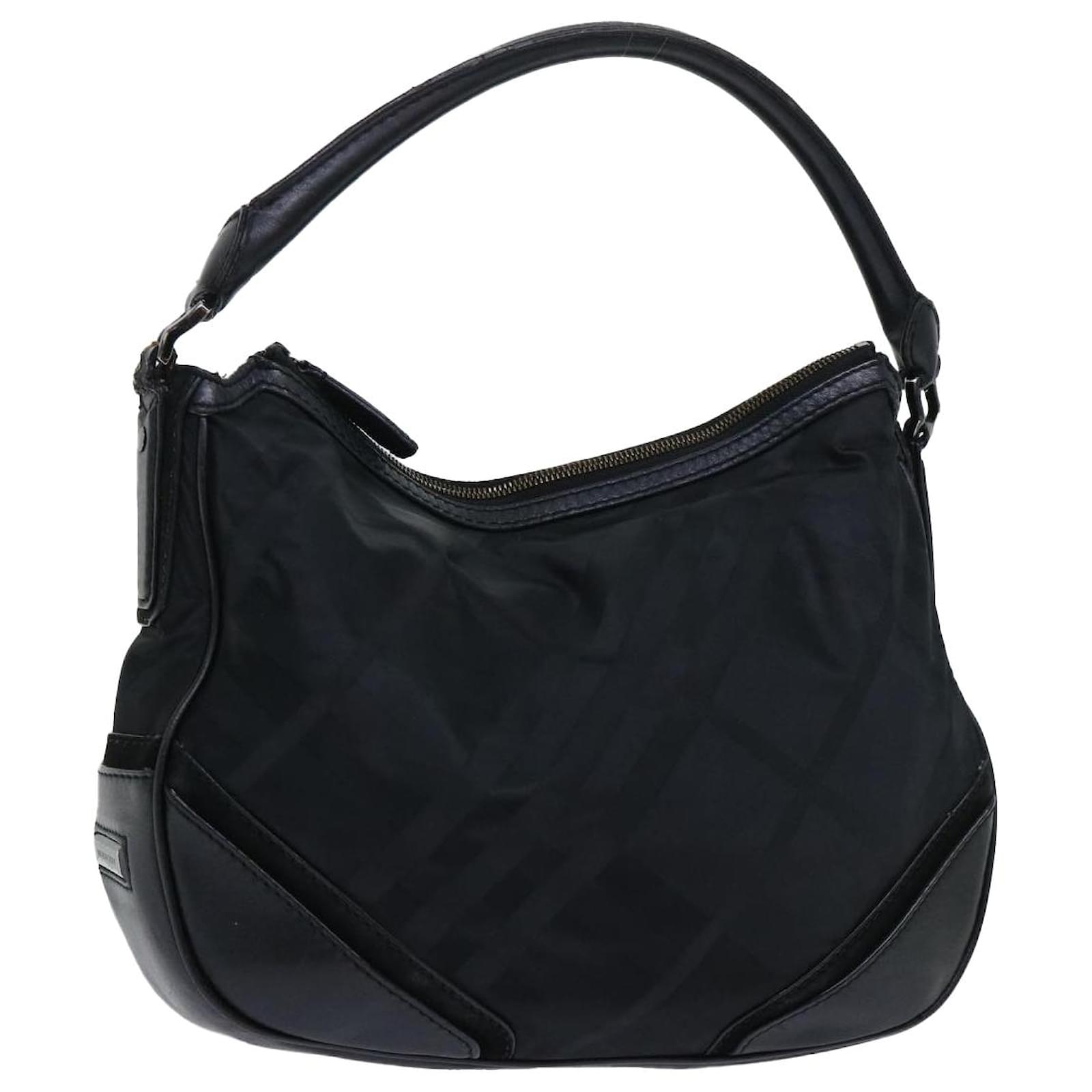 BURBERRY Shoulder Bag Nylon Black Auth bs7847 ref.1057990