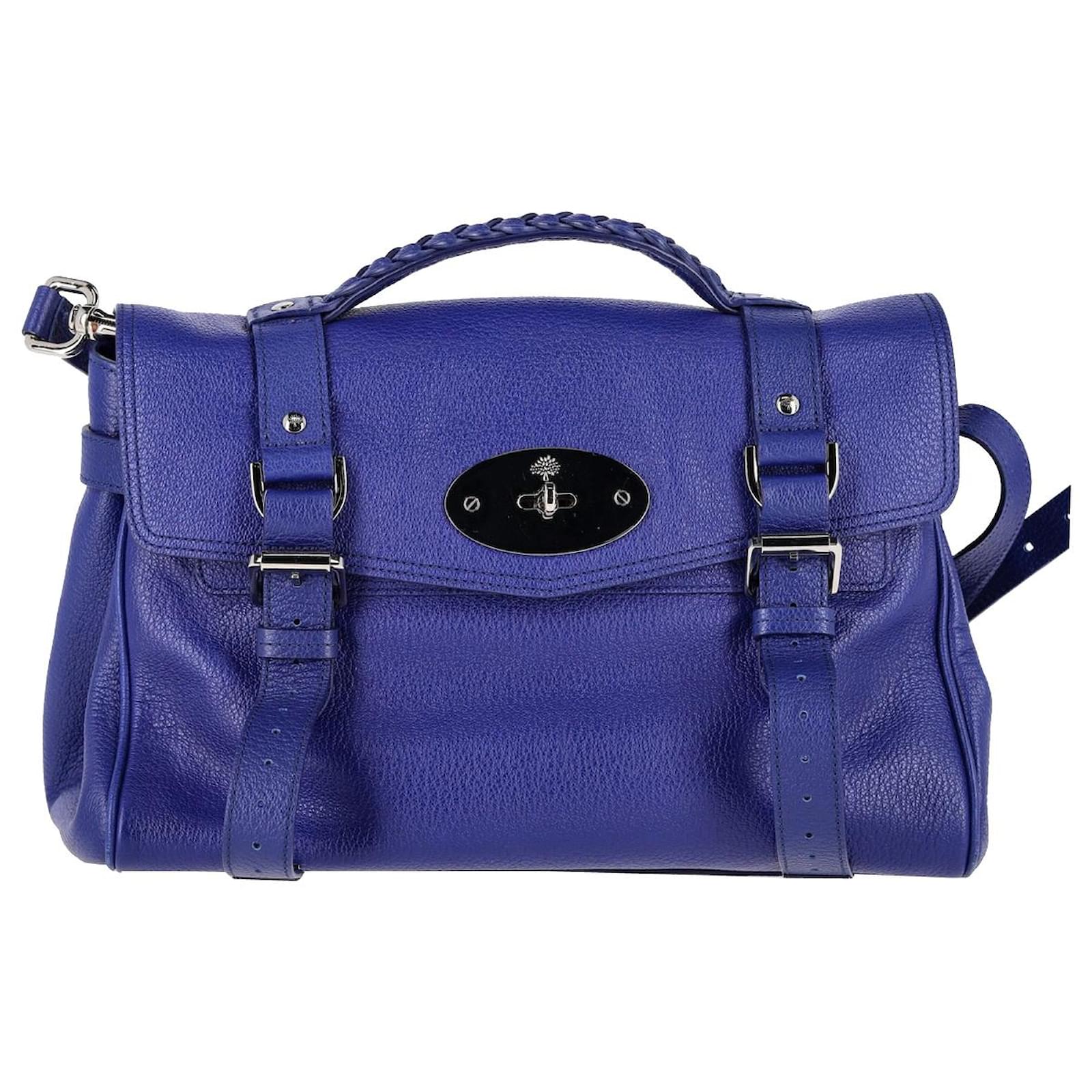 Mulberry Alexa Bag in Blue Leather ref.1058236 Joli Closet