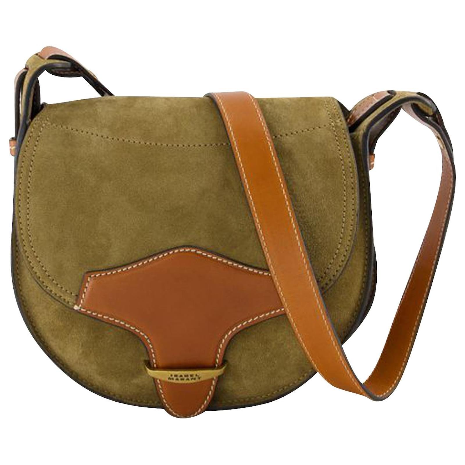 Borsa a tracolla Botsy - Isabel Marant - Pelle - Cachi Verde Vitello simile  a un vitello ref.1058640 - Joli Closet