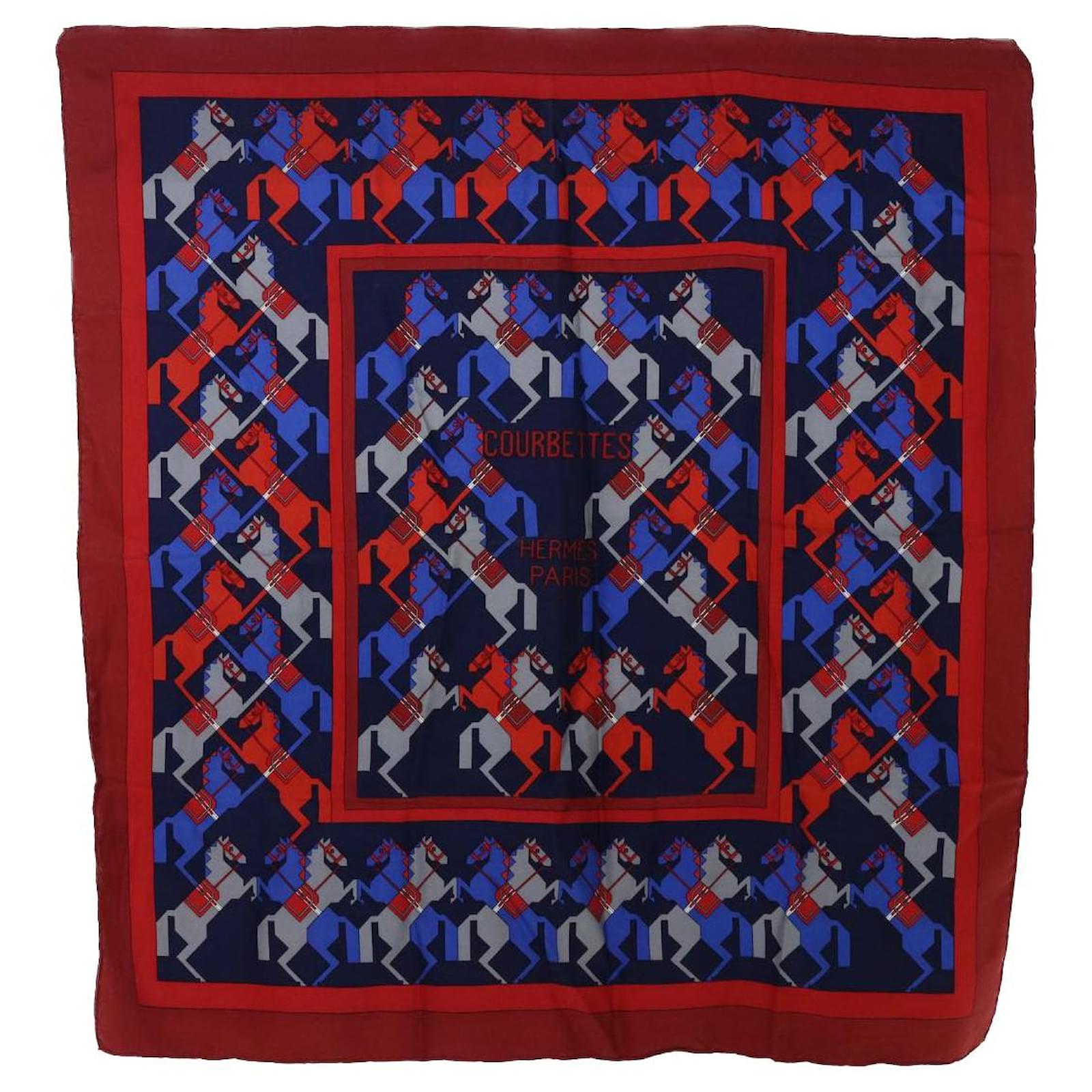 HERMES silk CALÉ70 PLEASE CHECK IN scarf black