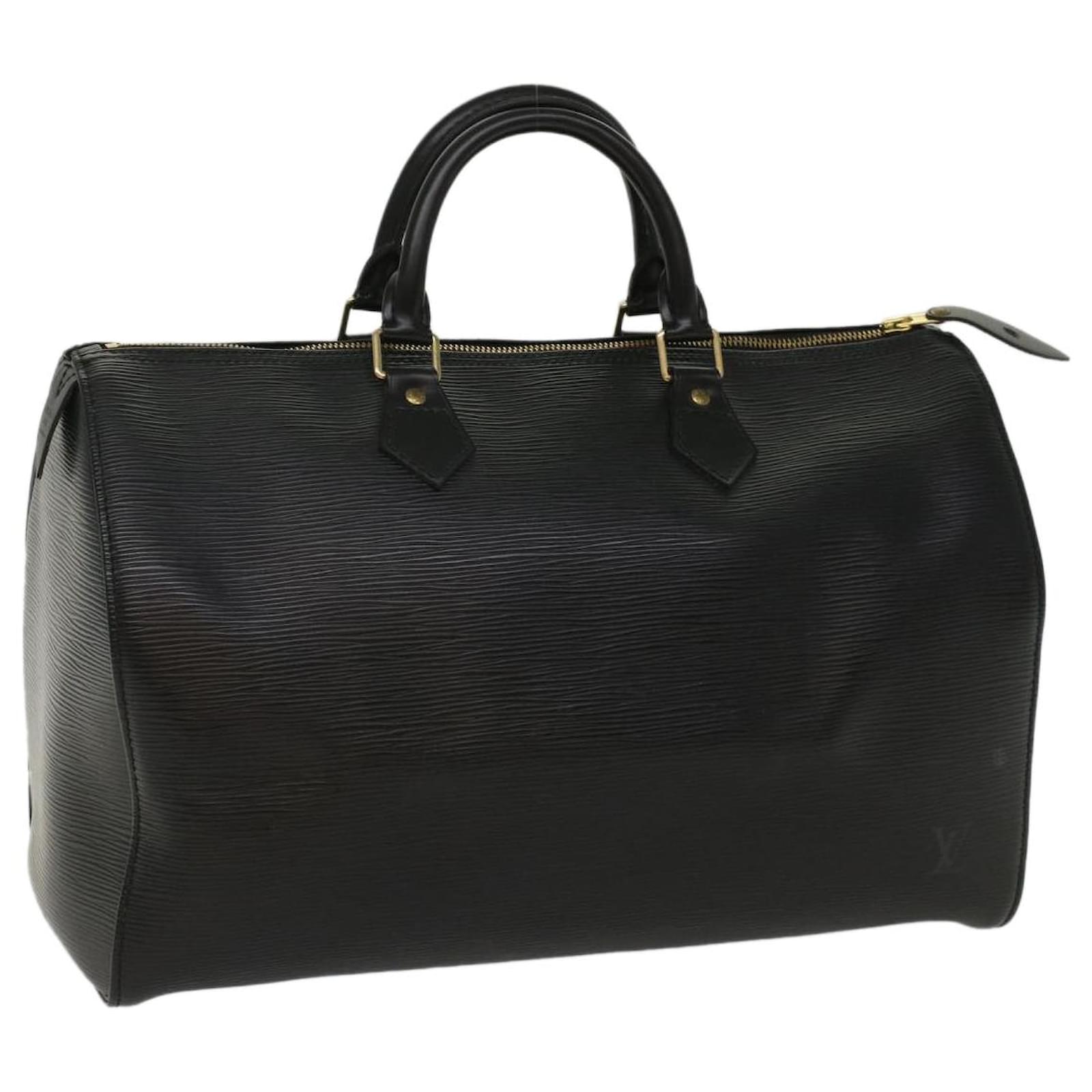 Louis Vuitton Epi Speedy 35 Hand Bag Black M42992 LV Auth 52402 Leather  ref.1059040 - Joli Closet