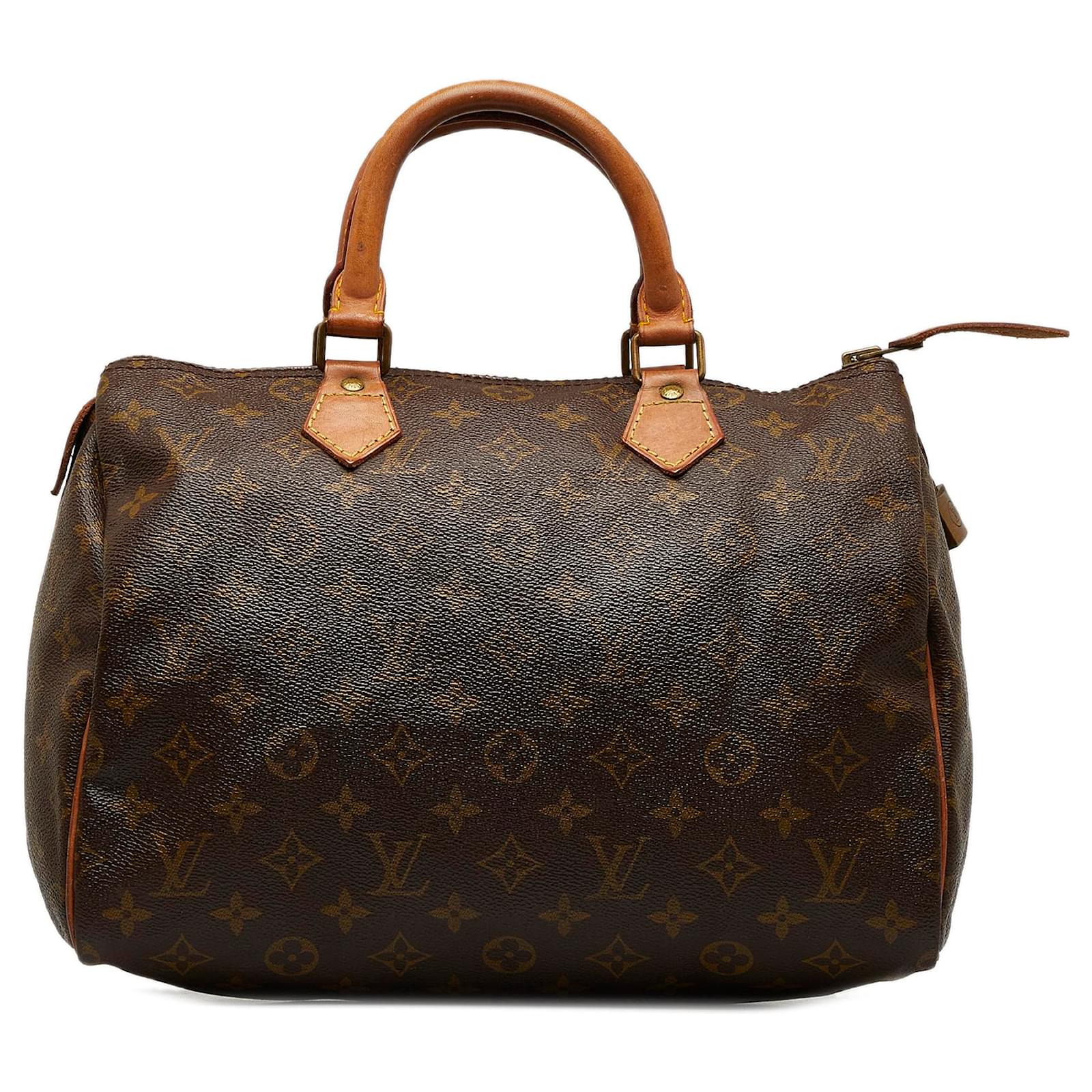 Louis Vuitton Brown Monogram Mini HL Speedy Leather Cloth ref