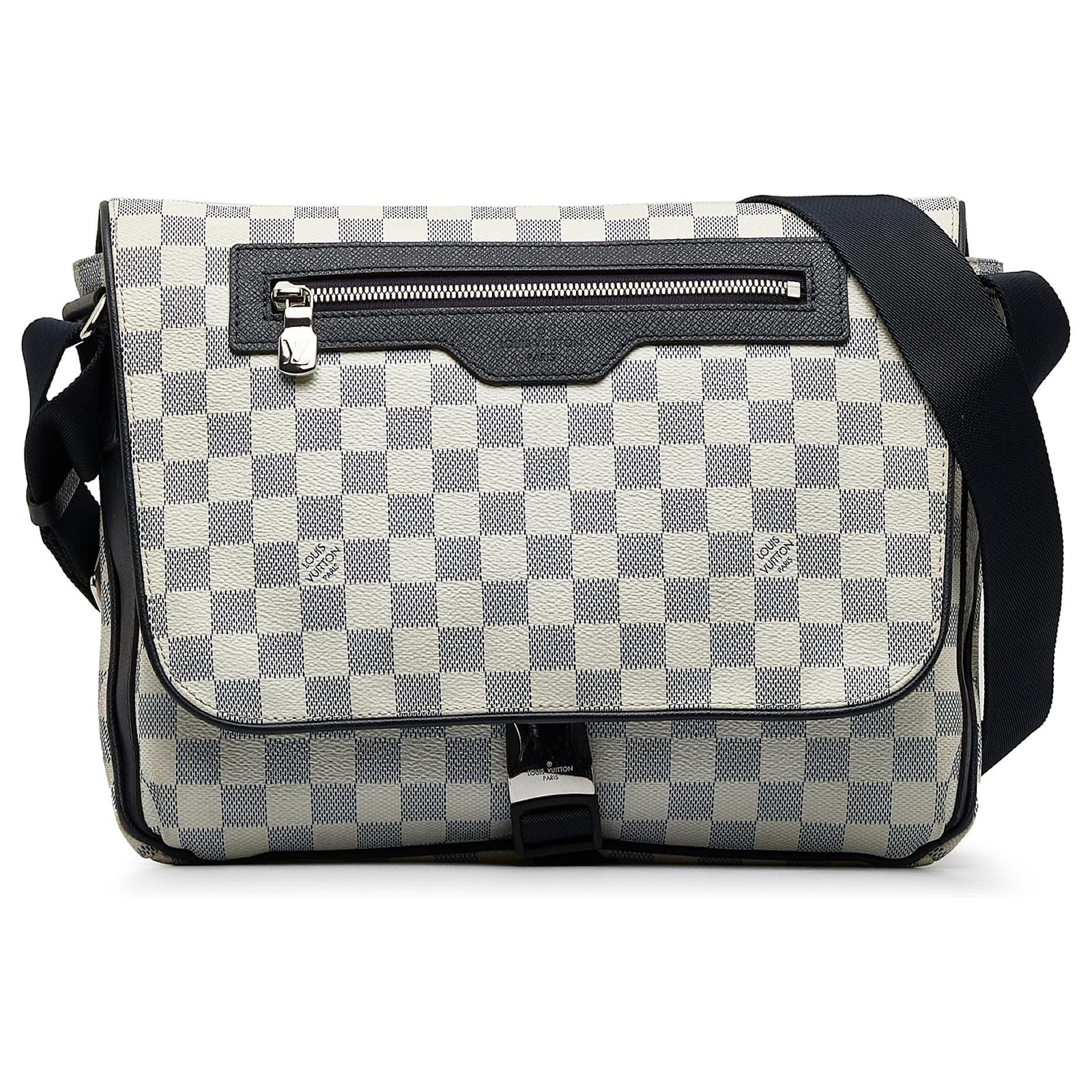 Louis Vuitton Damier Coastline Matchpoint Messenger Bag - White