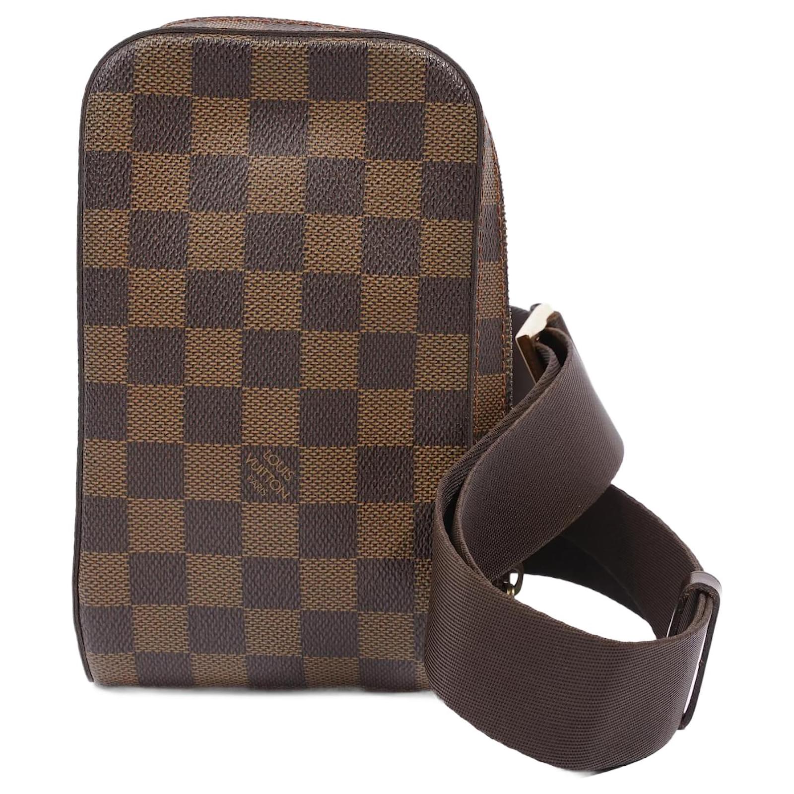 Crossbody Bag Damier Ebene Geronimos Louis Vuitton Damier