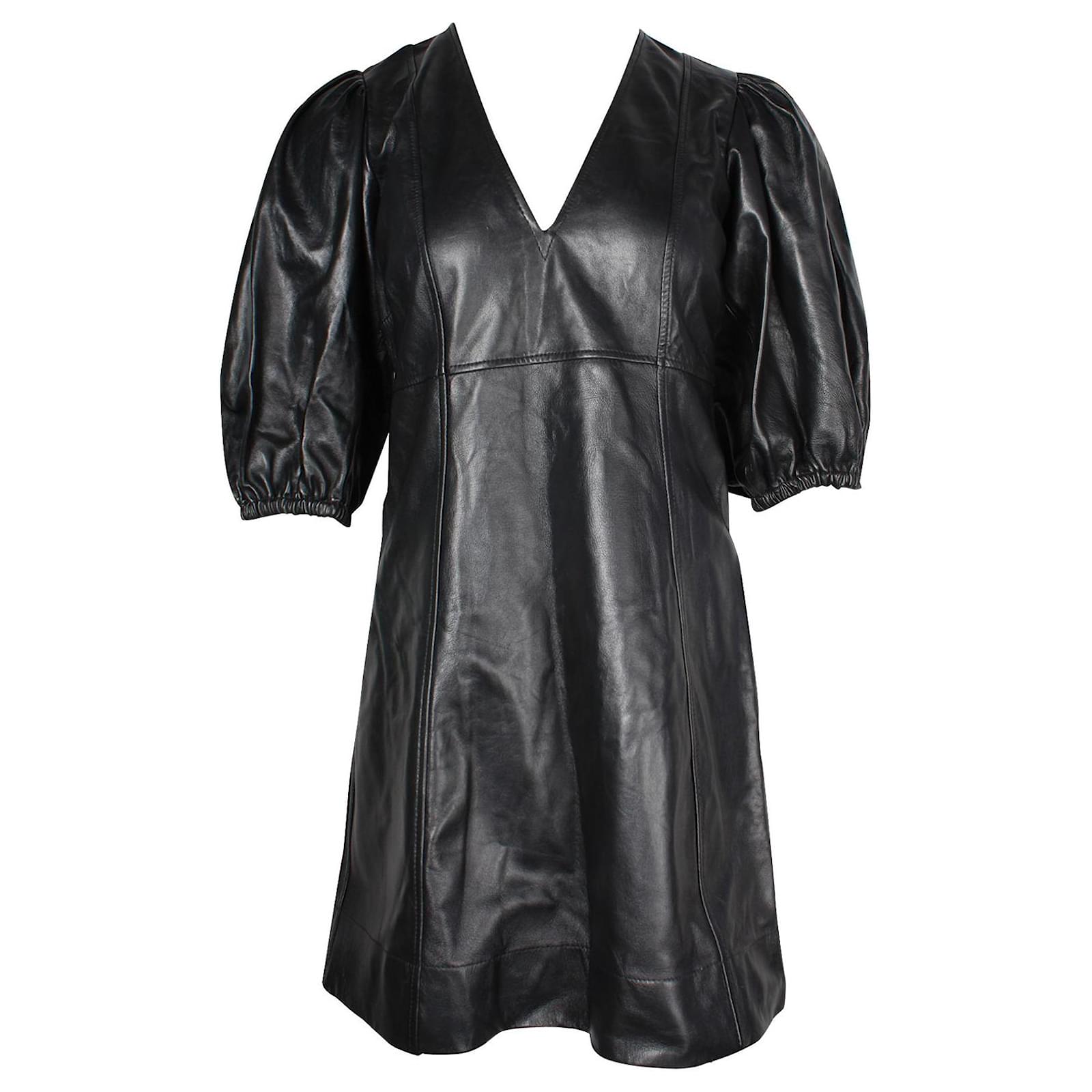 knee length dresses for ladies Peck & Peck Leather Zip Dress S – OMNIA main image 0