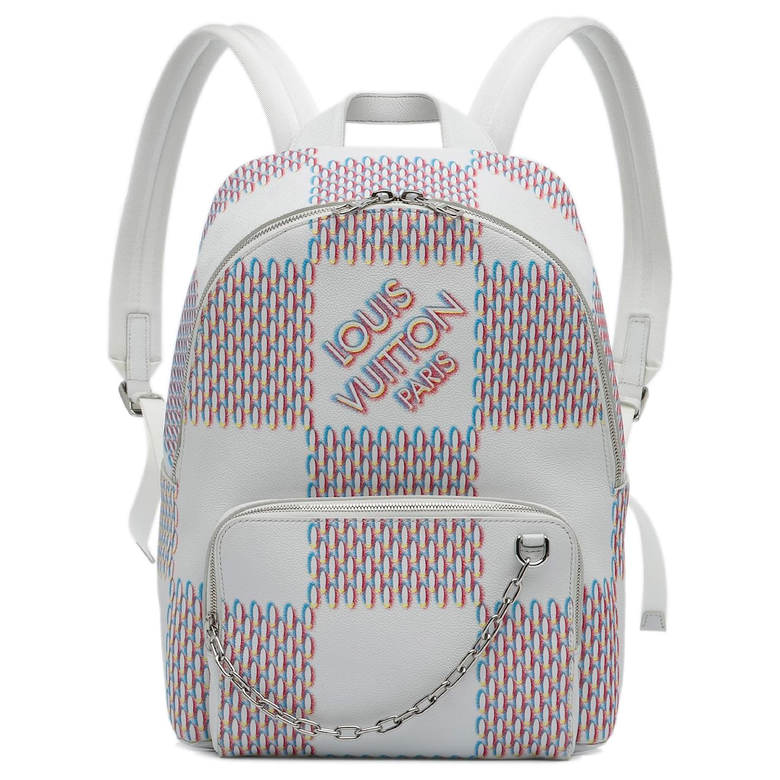 louis vuitton backpack womens white Sperone BB Damier Azur Bag Updated for Summer 2019 Louis Vuitton Vintage - Damier