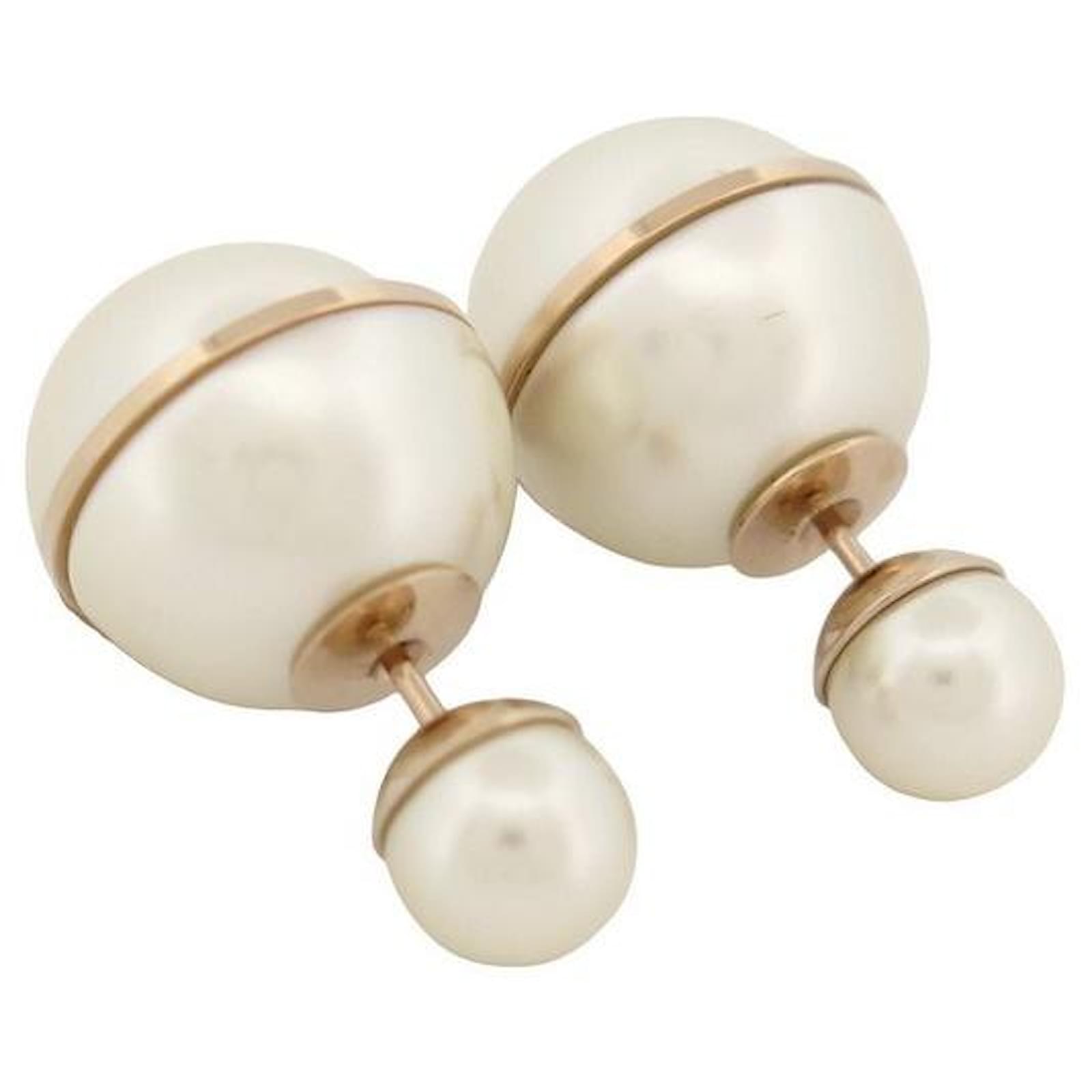 Dior tribal deals pearl earrings