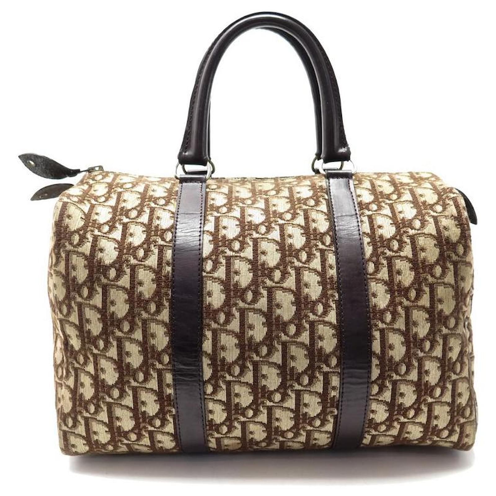 Sac à Main Vintage Baguette Années 60 - Toile Verte - Style Scooter - Occasion