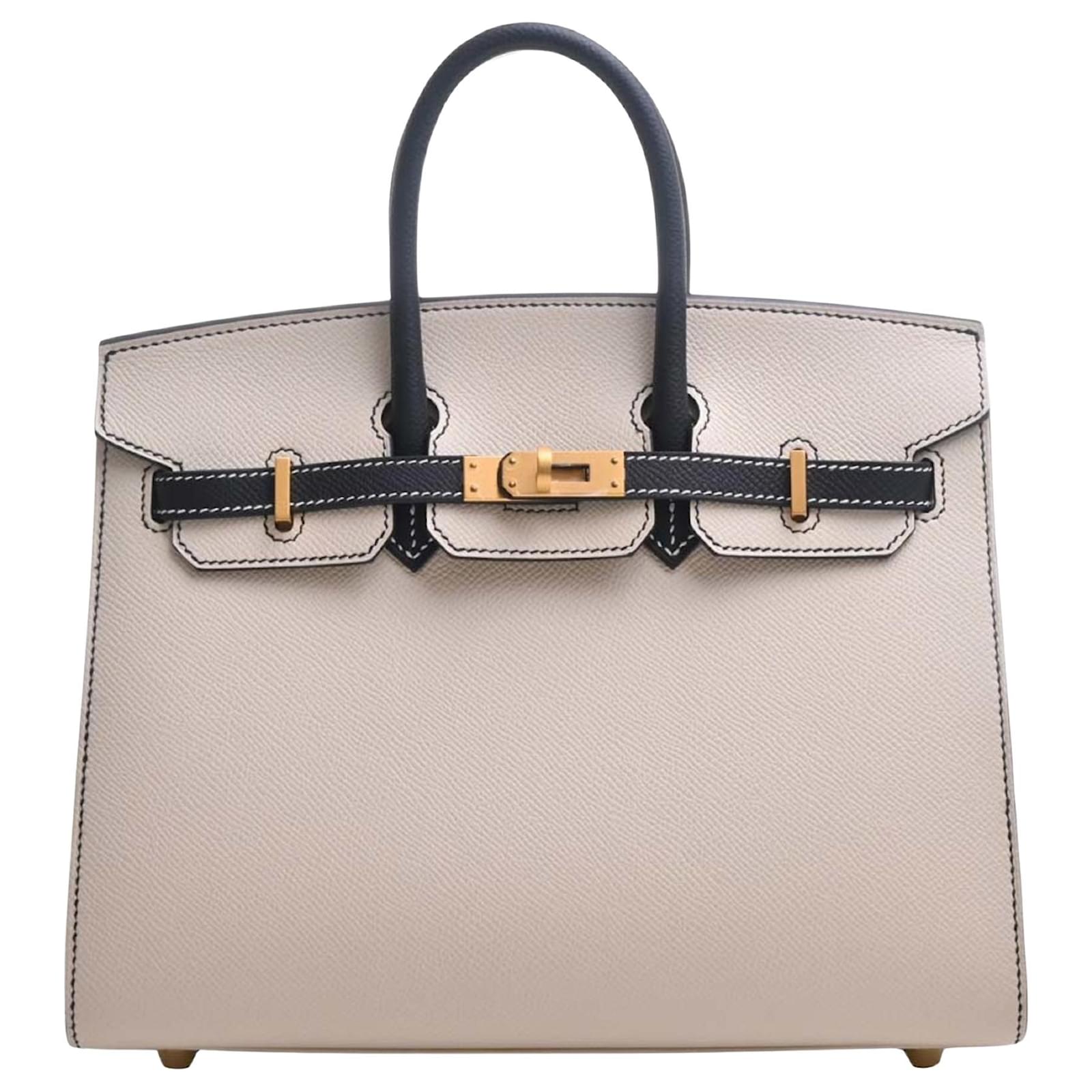 Hermès HERMES BIRKIN 25 Beige Leather ref.1063009 - Joli Closet