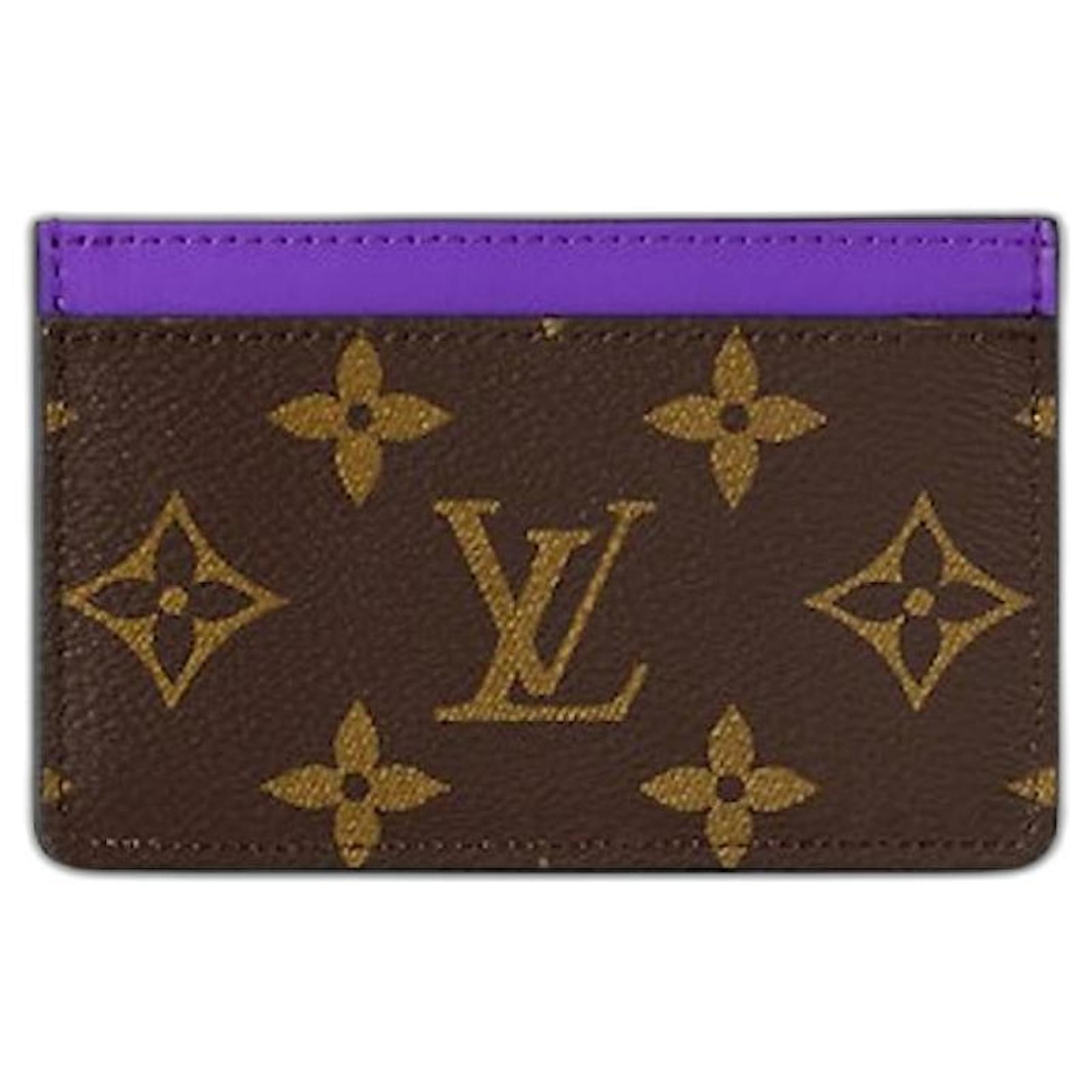 Louis Vuitton outlet LV Yellow and Purple Wallet