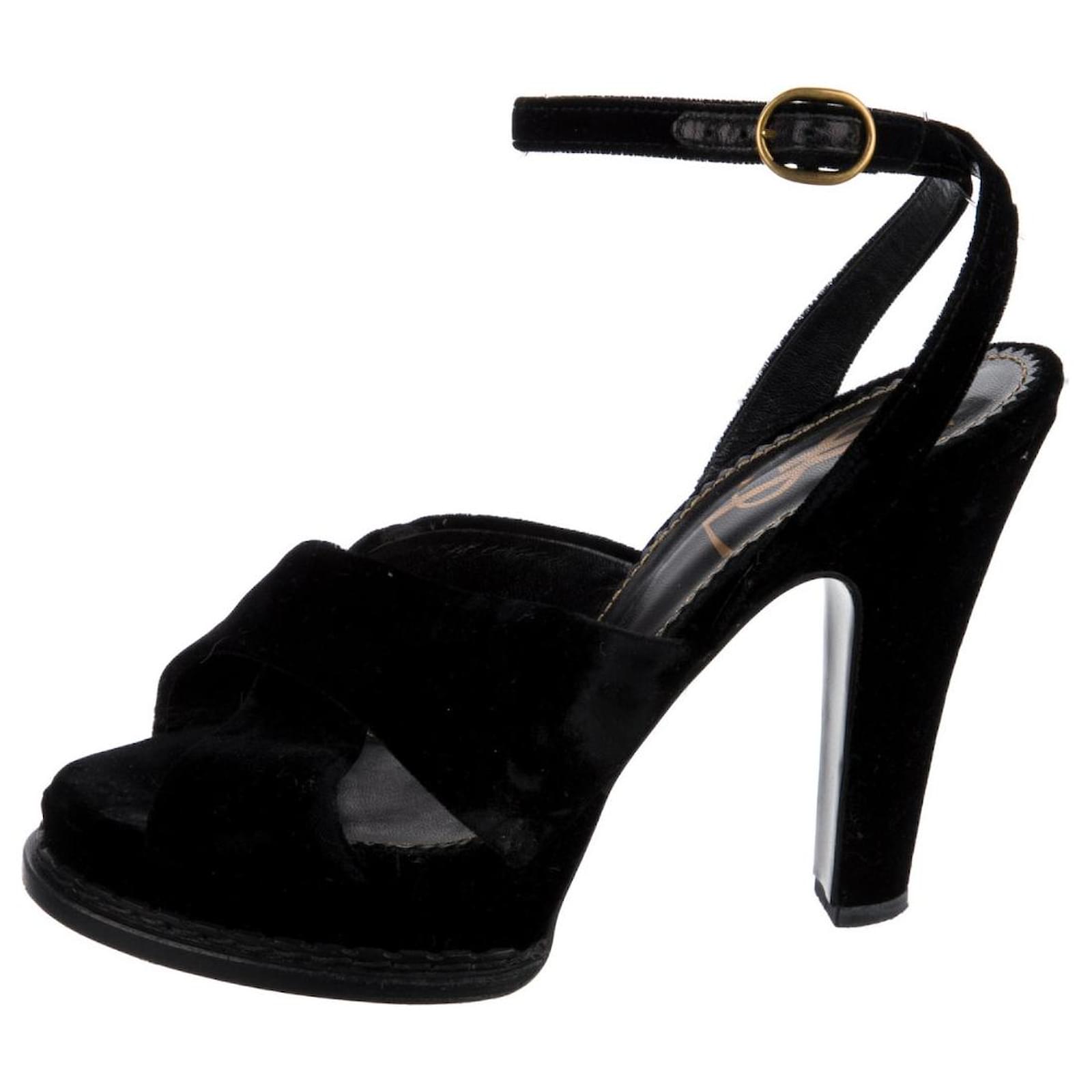 Yves saint laurent discount rive gauche high heels