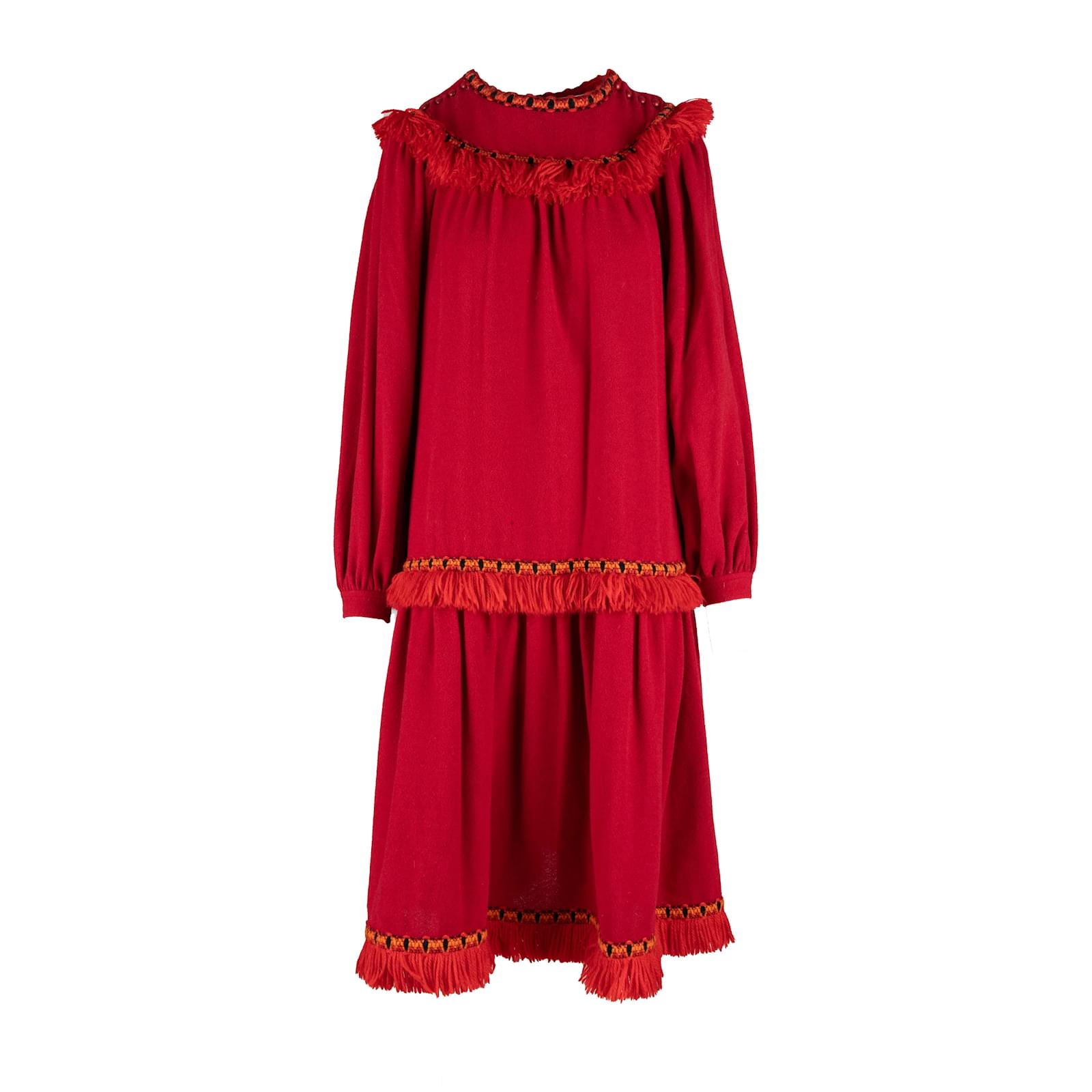 retro smock dress Smock Dress in Retro Pink Floral Megan Crook Textiles