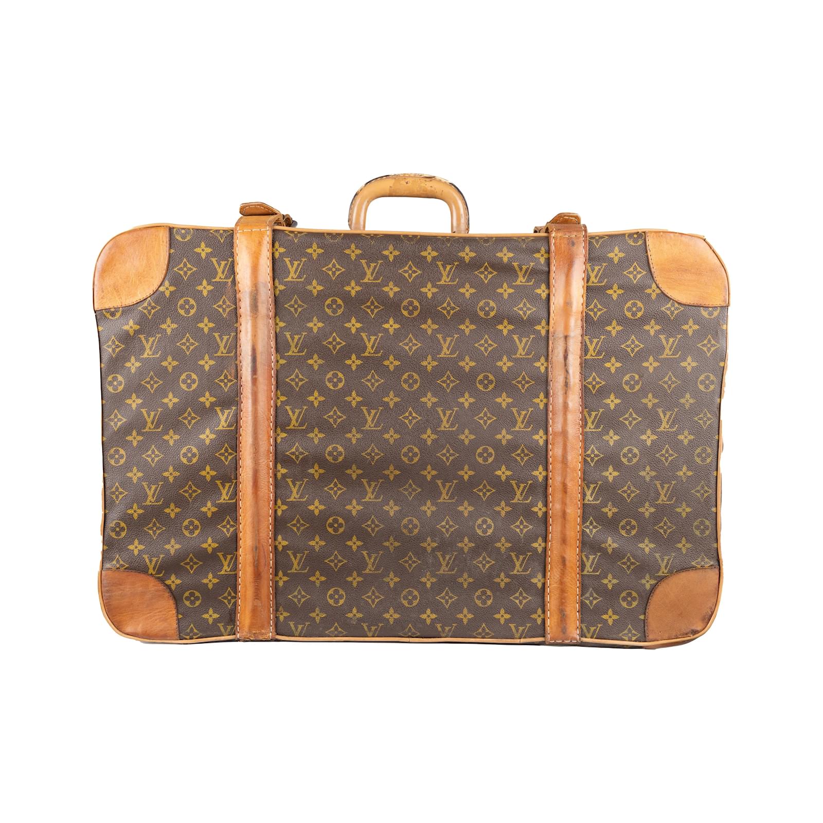 LOUIS VUITTON Monogram Stratos 60 Travel bag Brown ref.1064593 - Joli Closet