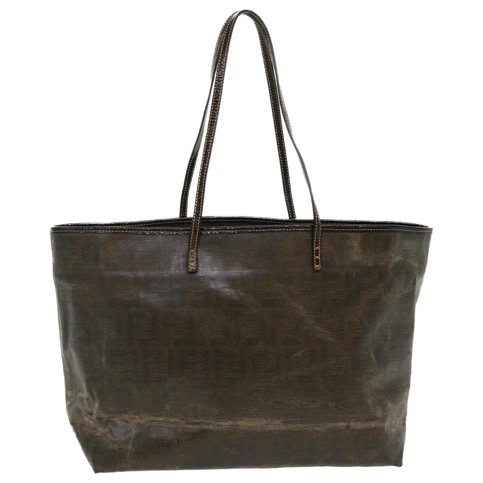 Fendi coated 2024 canvas tote