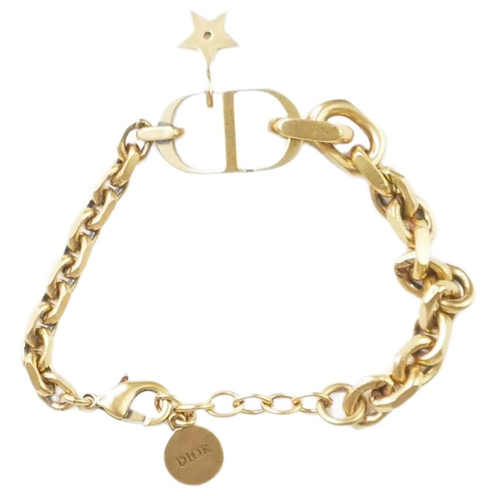 Christian Dior Couture Chain Link Bracelet Silver-Finish Brass | DIOR