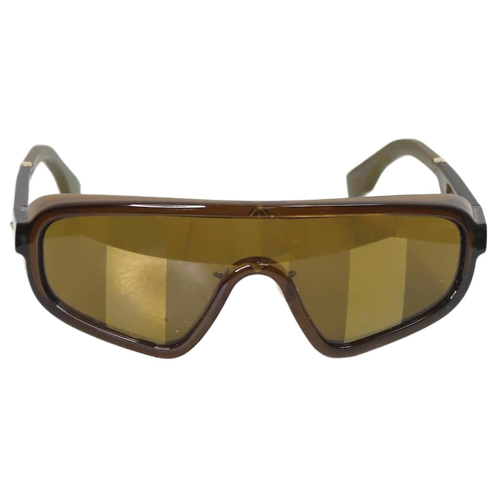 Fendi Lunettes de soleil verres ray s marron Acetate ref.1065654