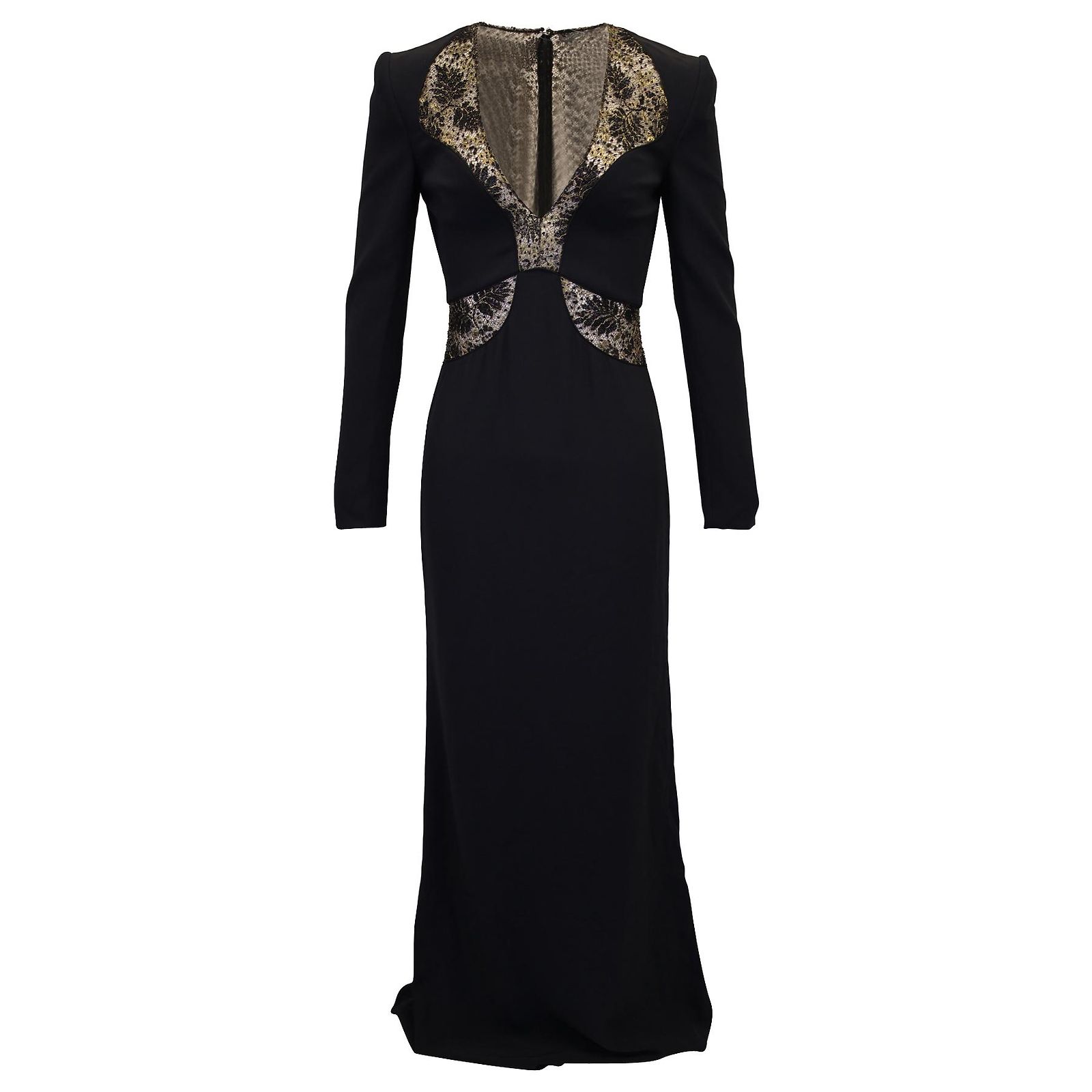 Robe Noire Zara Avec Détails En Dentelle, Taille XS - Occasion En Très Bon état