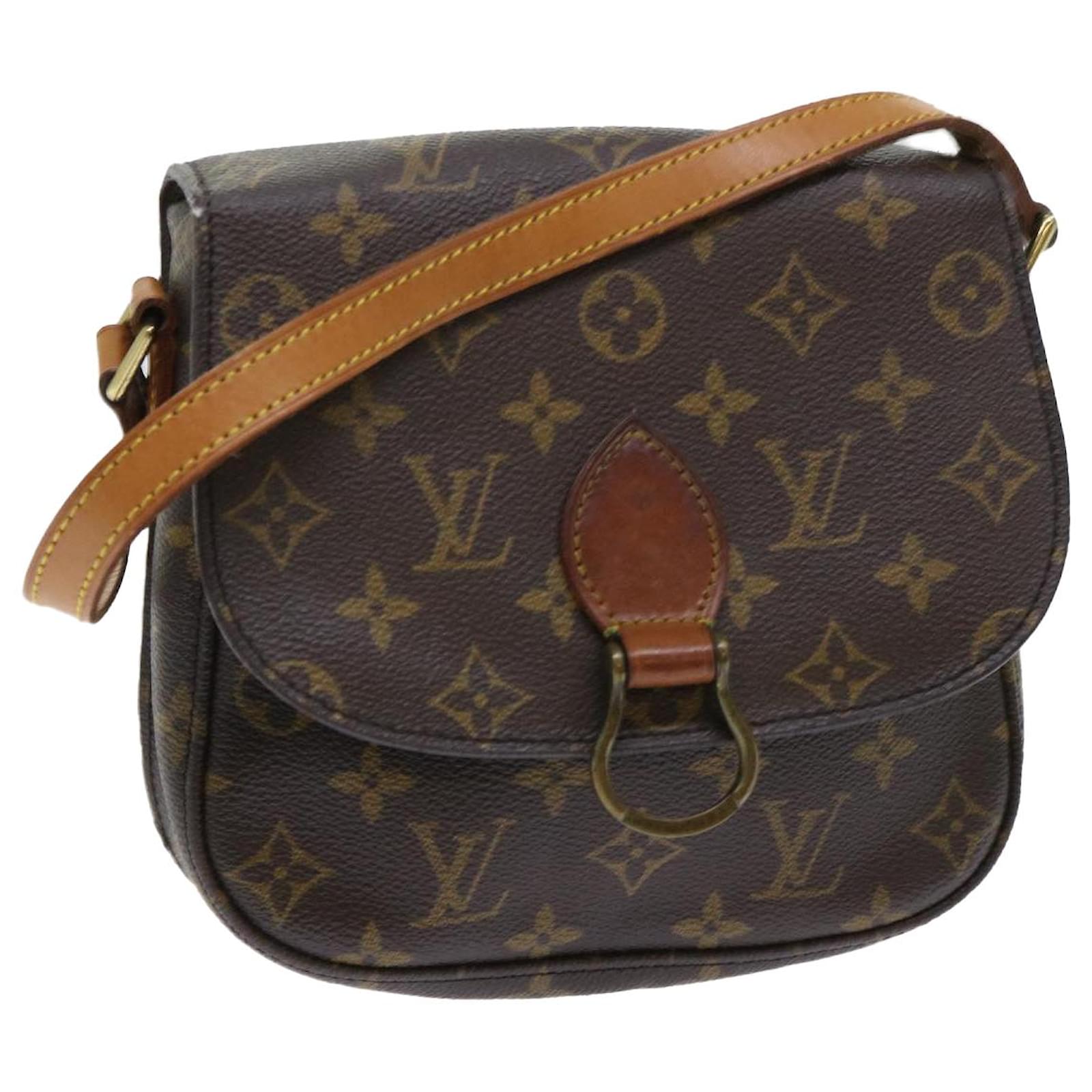 Louis Vuitton, Bags, Auth Louis Vuitton Saint Cloud Mm Monogram Shoulder  Bag