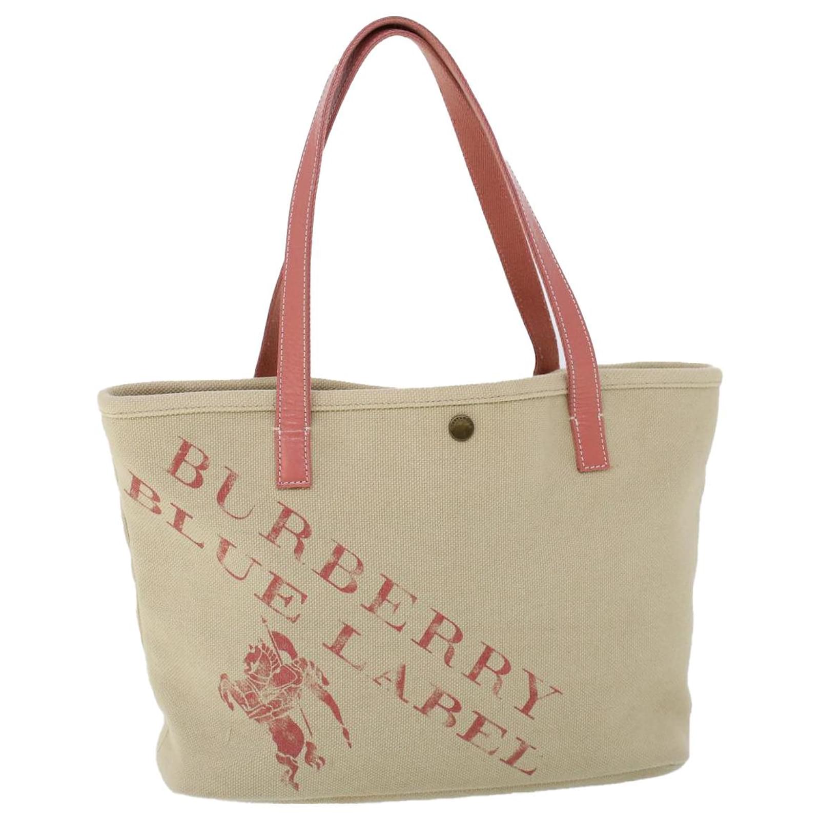 Burberry blue deals label tote