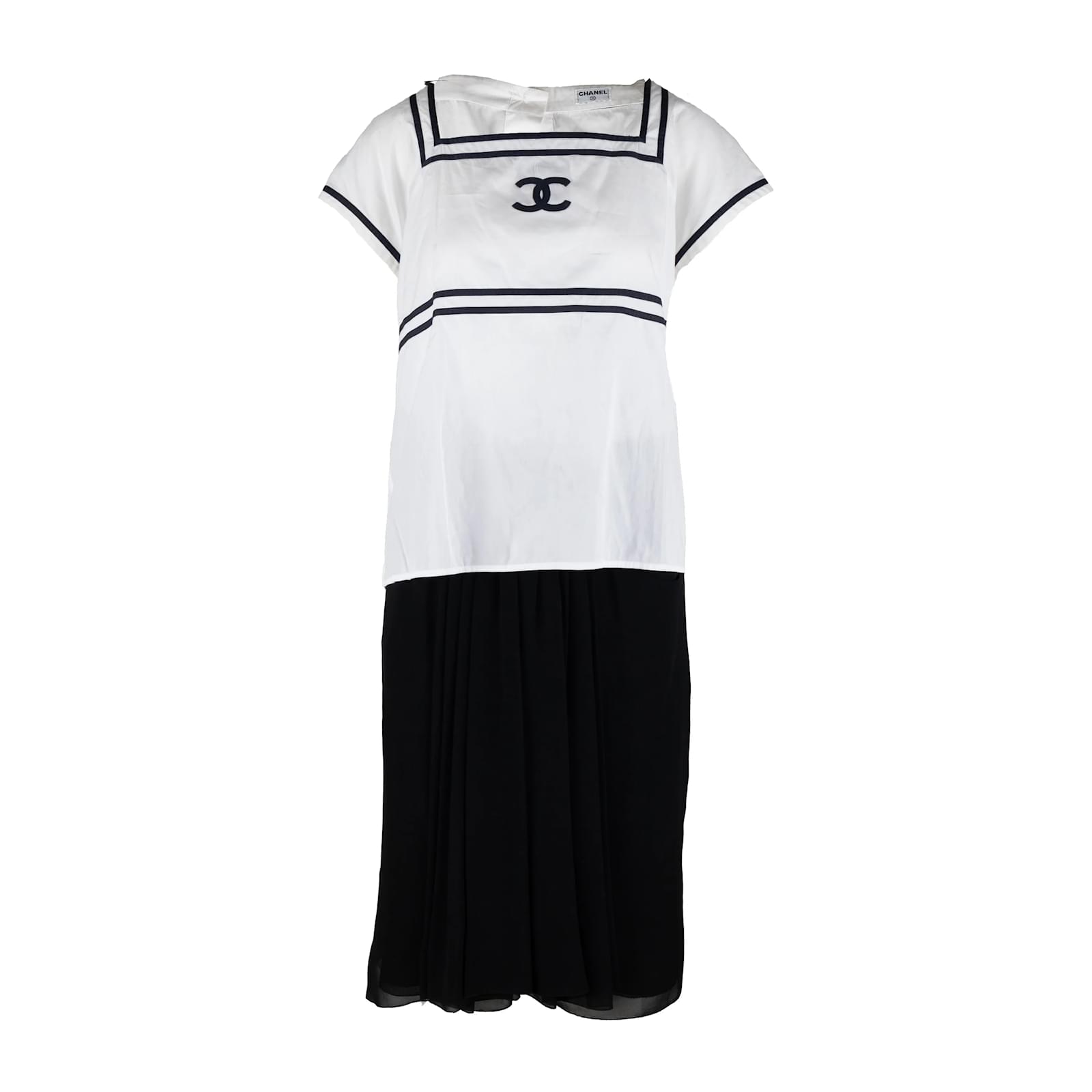 Ensemble haut et jupe marin vintage Chanel Multicolore ref.1069034