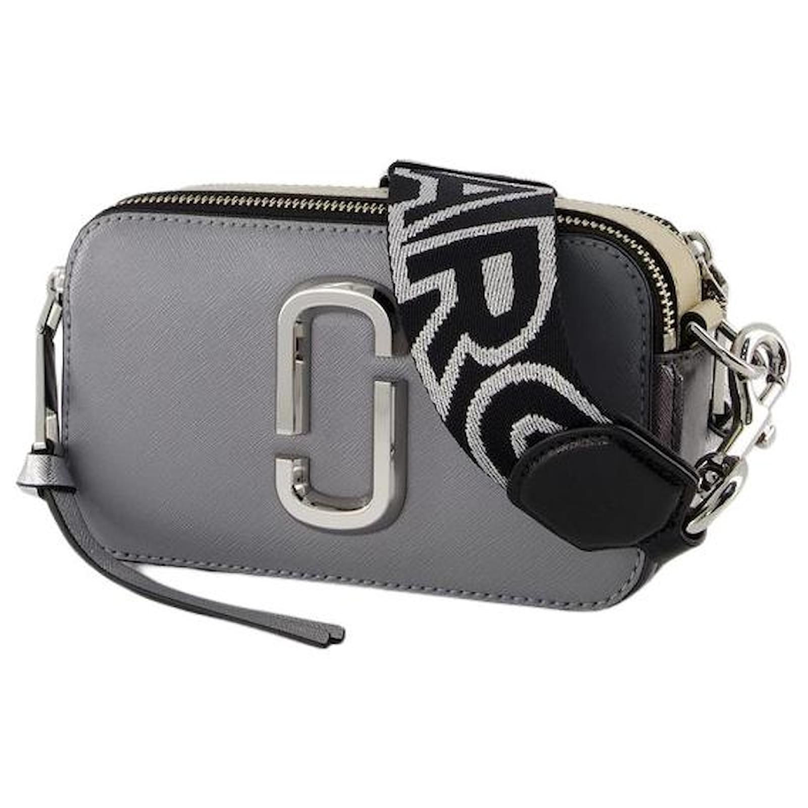 Marc Jacobs Snapshot Grey Leather Ref 1069127 Joli Closet