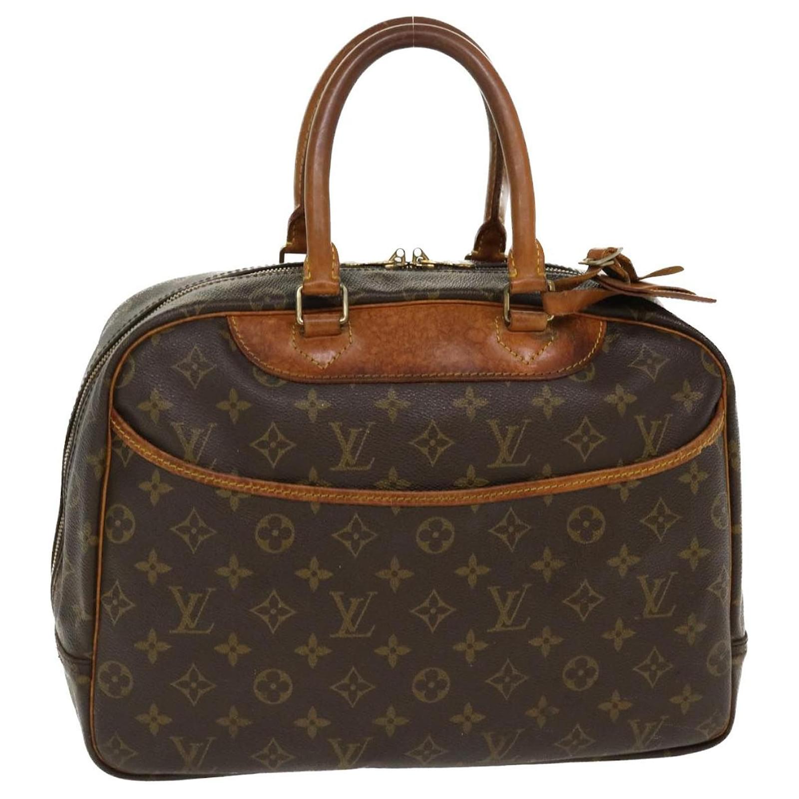 Brown Louis Vuitton Monogram Deauville Handbag