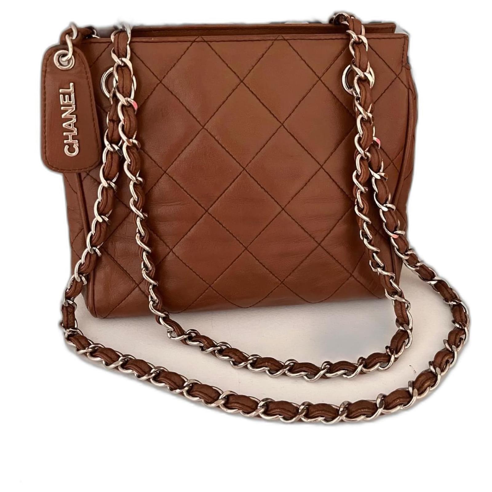 Bowling Chanel bag in brown quilted leather Light brown ref.1069752 - Joli  Closet