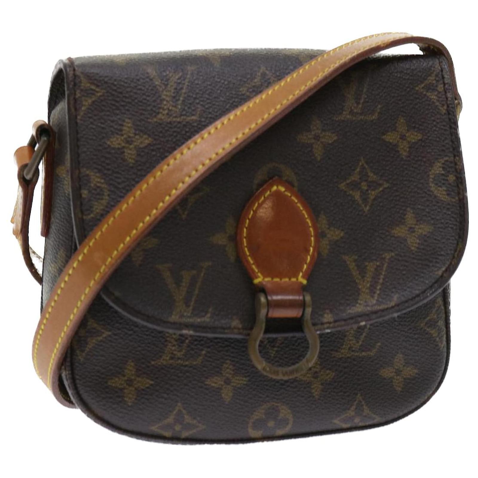 PRE-OWNED VINTAGE LOUIS VUITTON SAINT CLOUD PM MONOGRAM CANVAS SHOULDER BAG