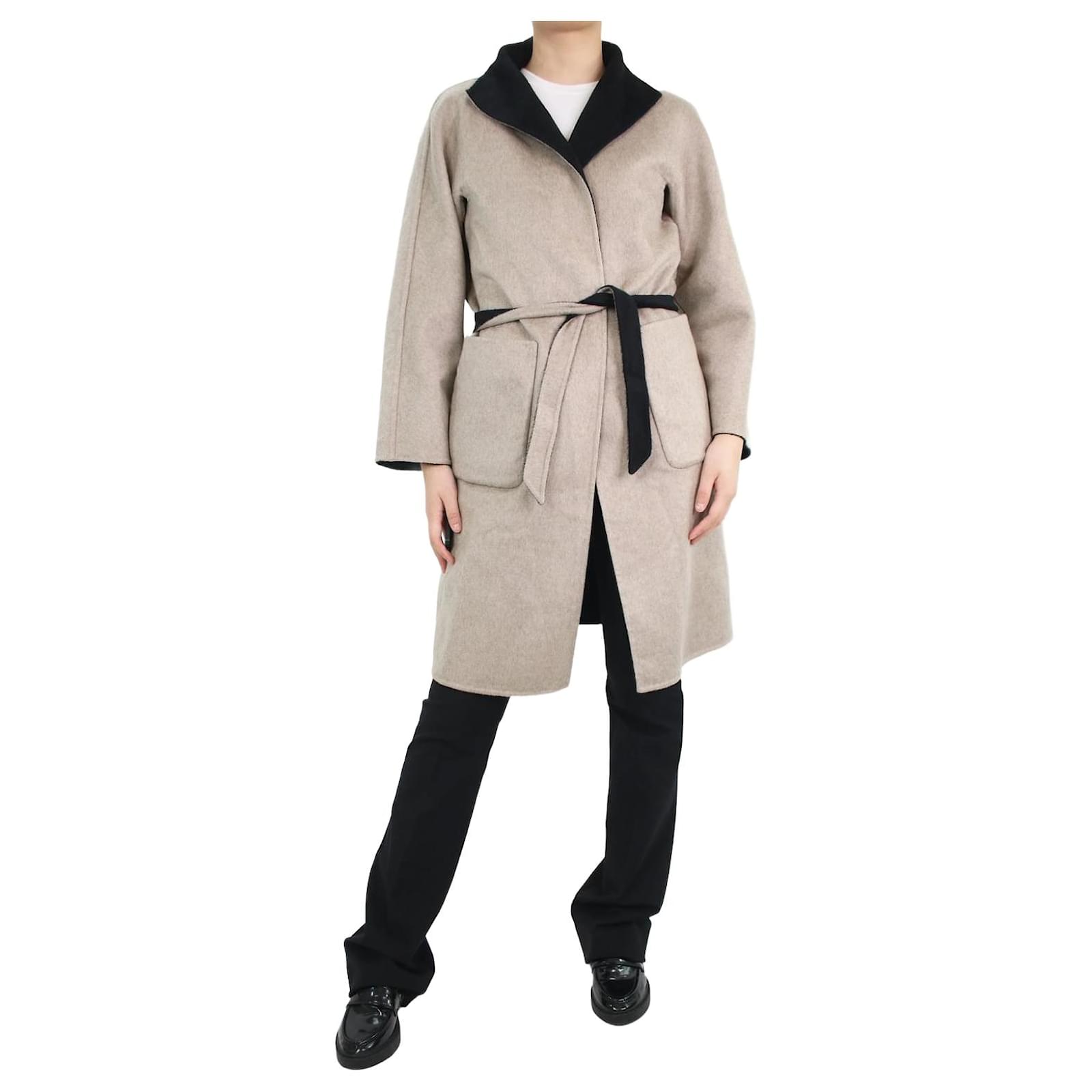 Max mara discount reversible cashmere coat