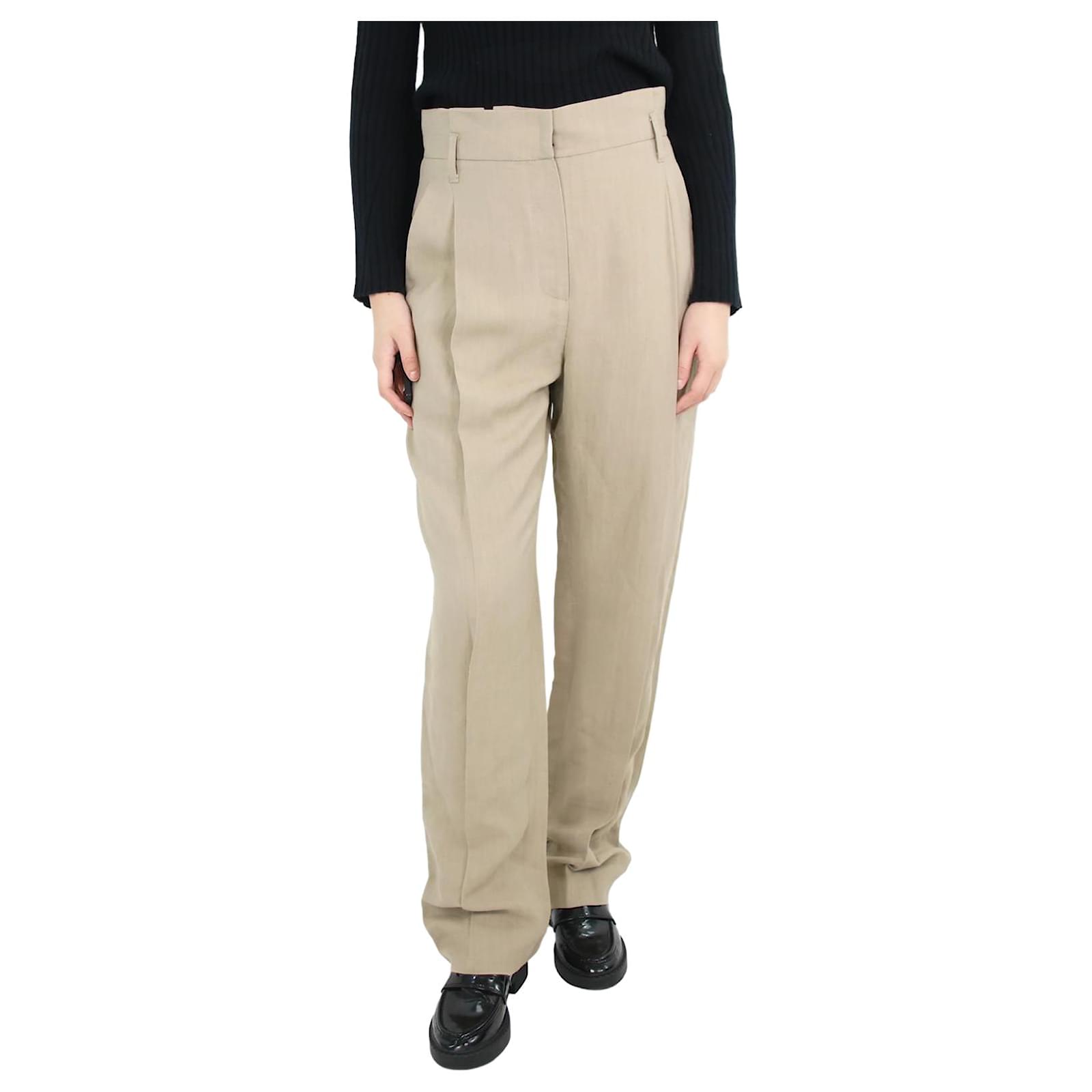 Buy COMZY Trousers for Women Combos Straight Pants Cotton Elastic High  Waist Ankle Length Casual Formal Stretchable Pants Cigarette Office Pull on  Trousers with Pocket Size S to 5XL | Black Grey