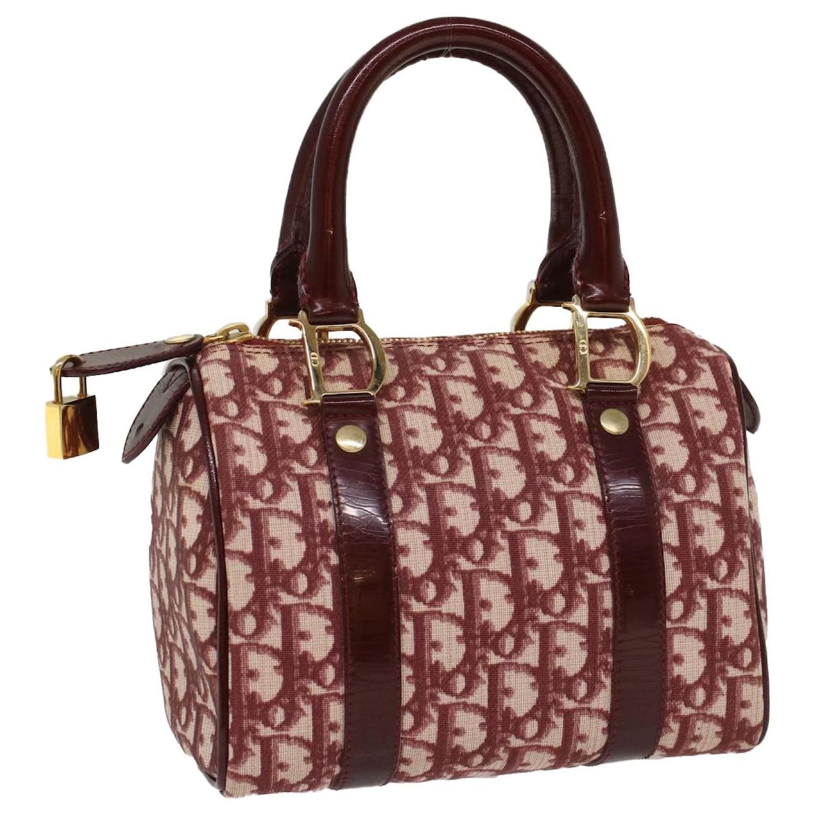 バッグ Christian Dior TROTTER MINI BOSTON BAG Dior Trotter Mini Boston Bag — Vic's Vintage