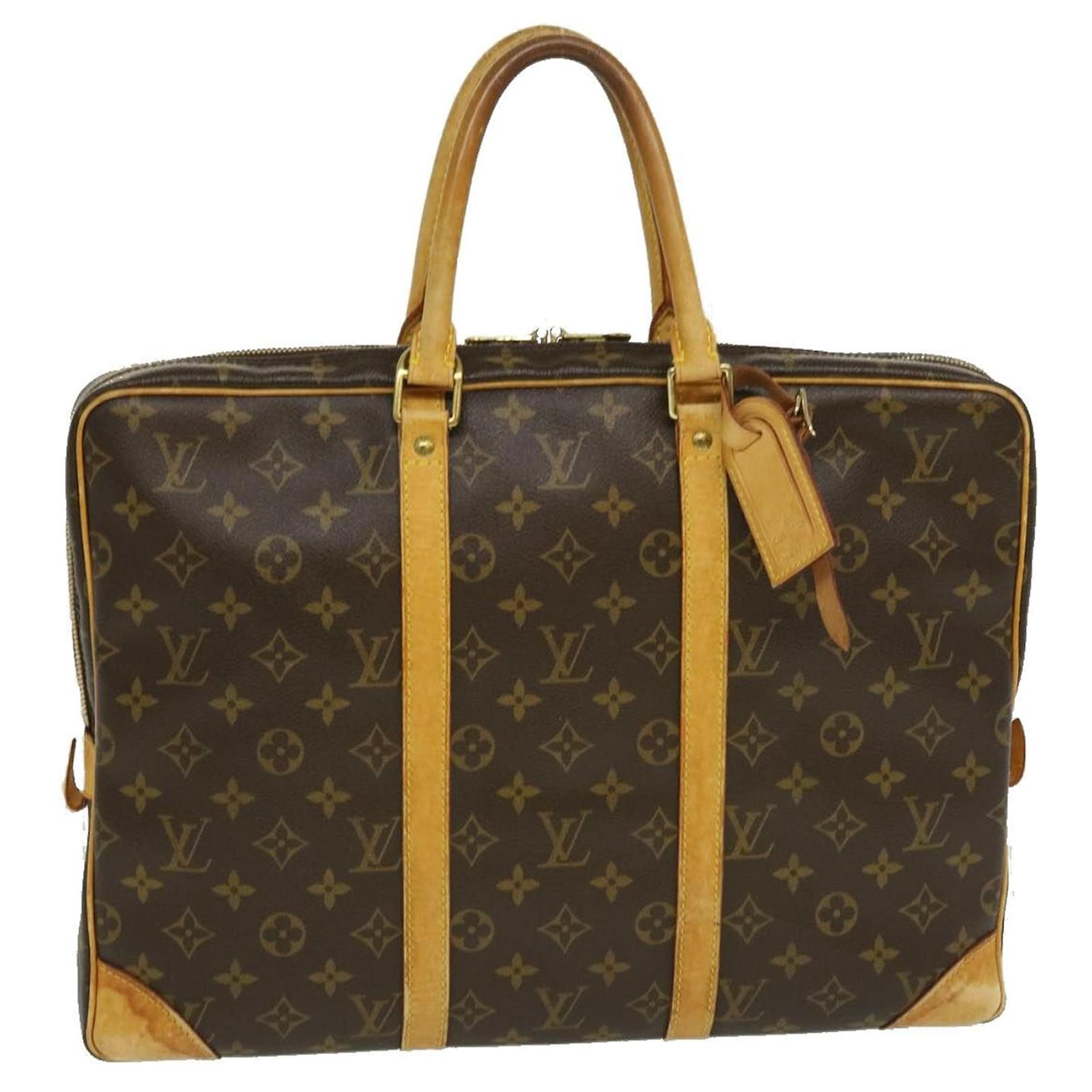 LOUIS VUITTON Monogram Porte Documents Voyage Business Bag M53361