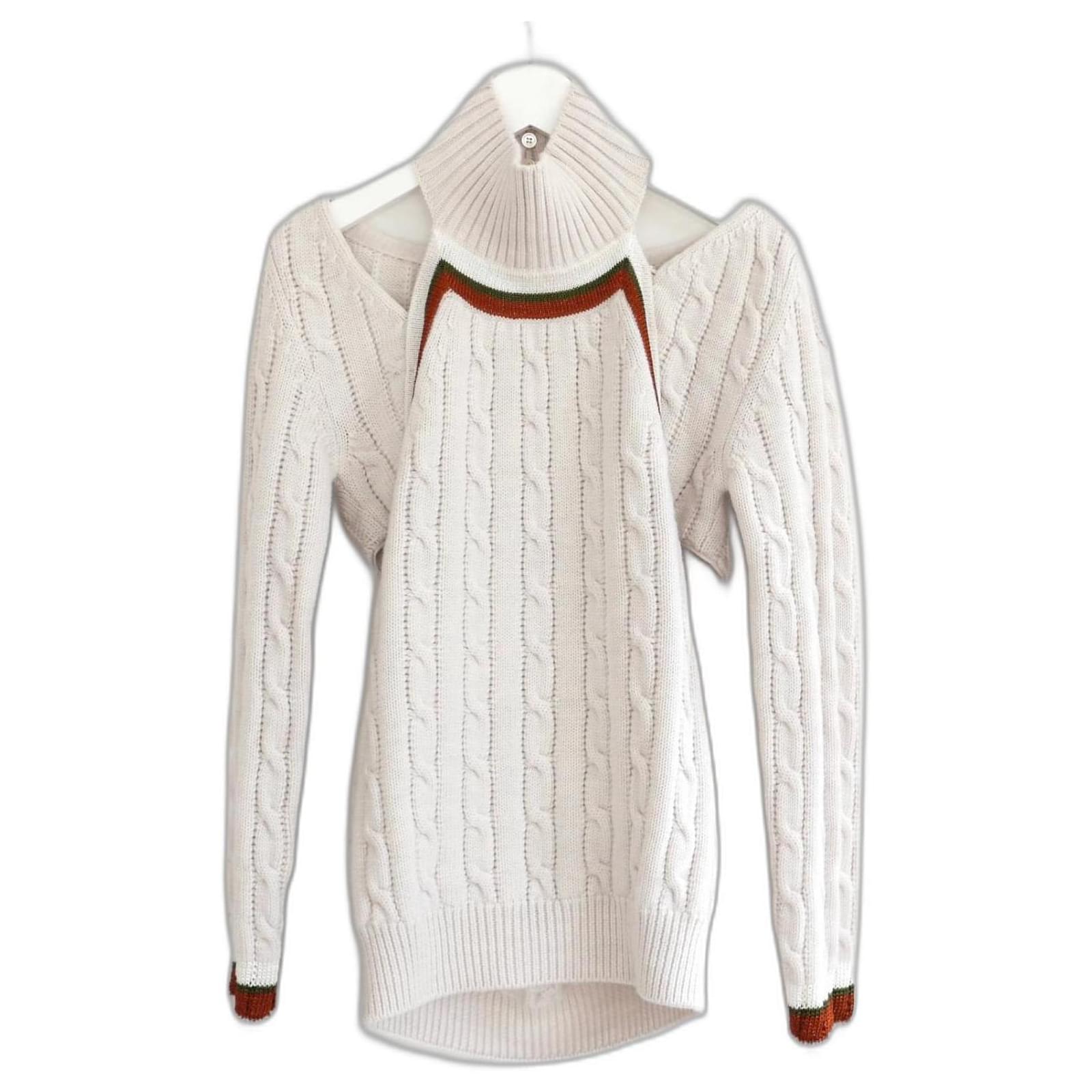 Cable knit convertible sweater best sale