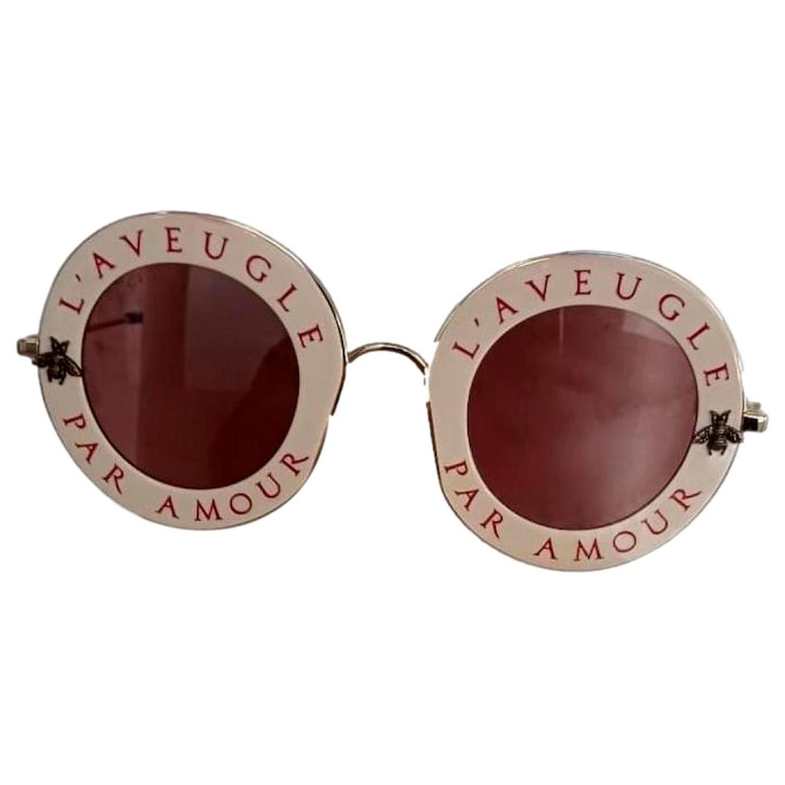 Gucci Lunettes de soleil Métal Multicolore Joli Closet