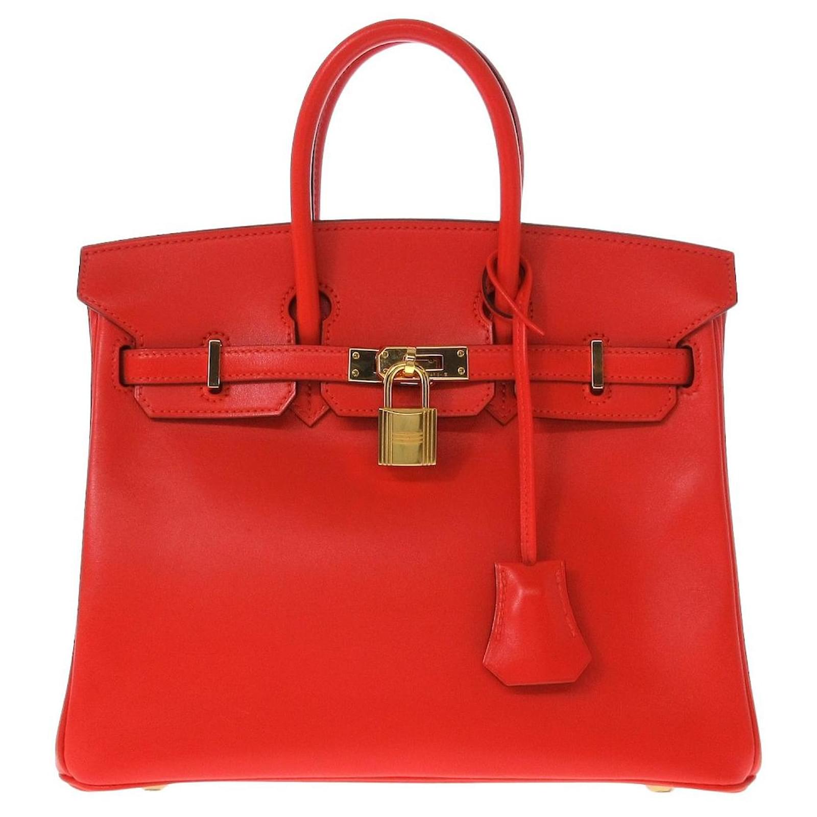 Hermès HERMES BIRKIN 25 Red Leather ref.1076832 Joli Closet