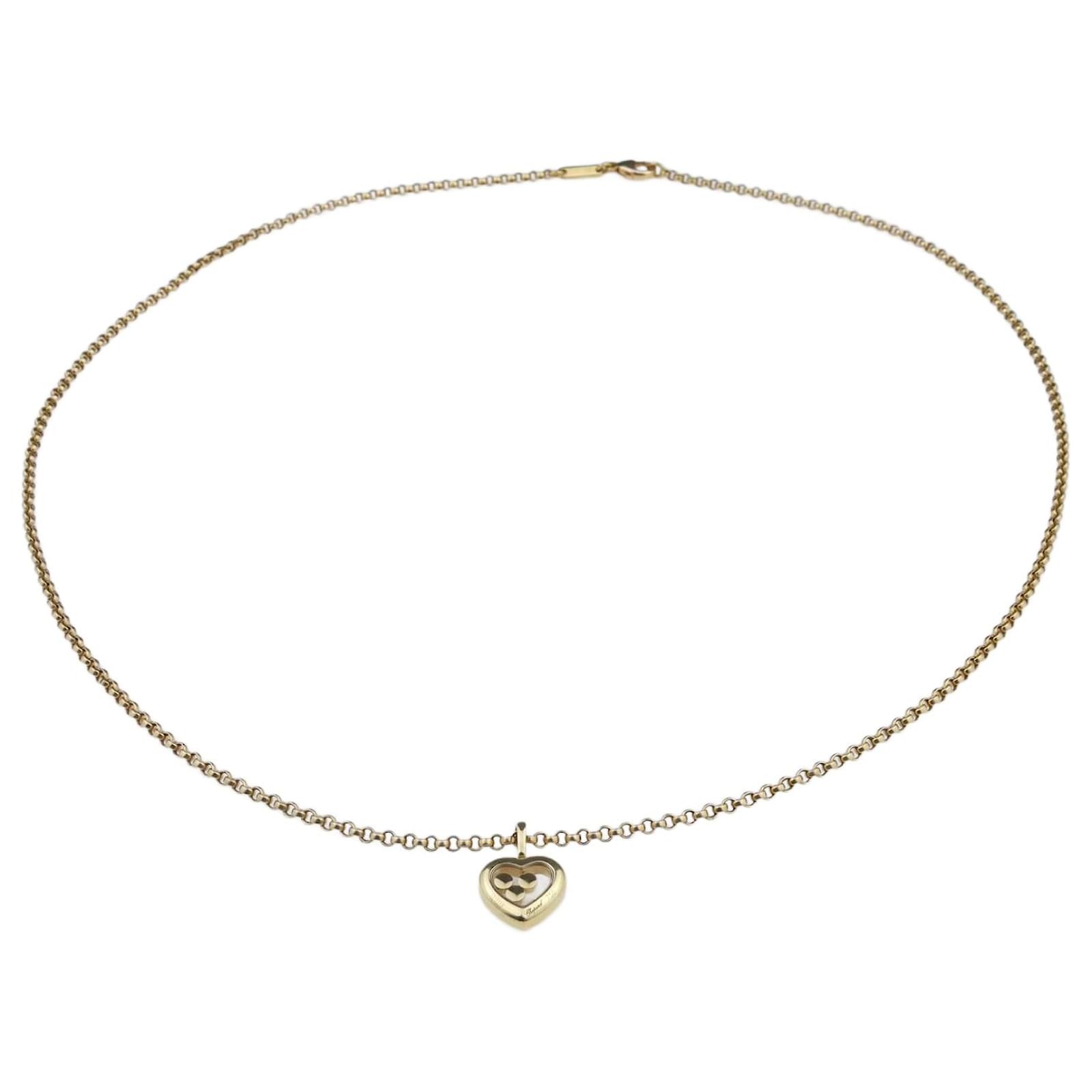 CHOPARD + NET SUSTAIN Happy Diamonds 18-karat white gold diamond necklace |  NET-A-PORTER