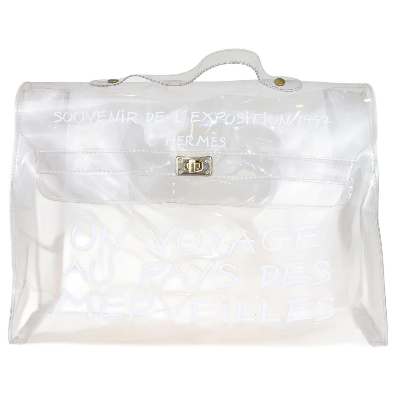 See through hermes online bag