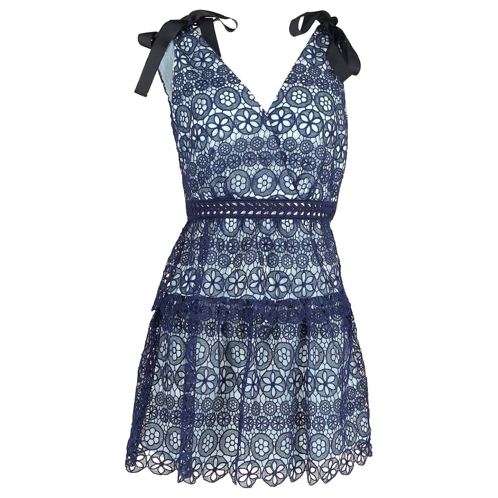 White Portrait Dress Tiered Guipure Lace Dress This Dress Have