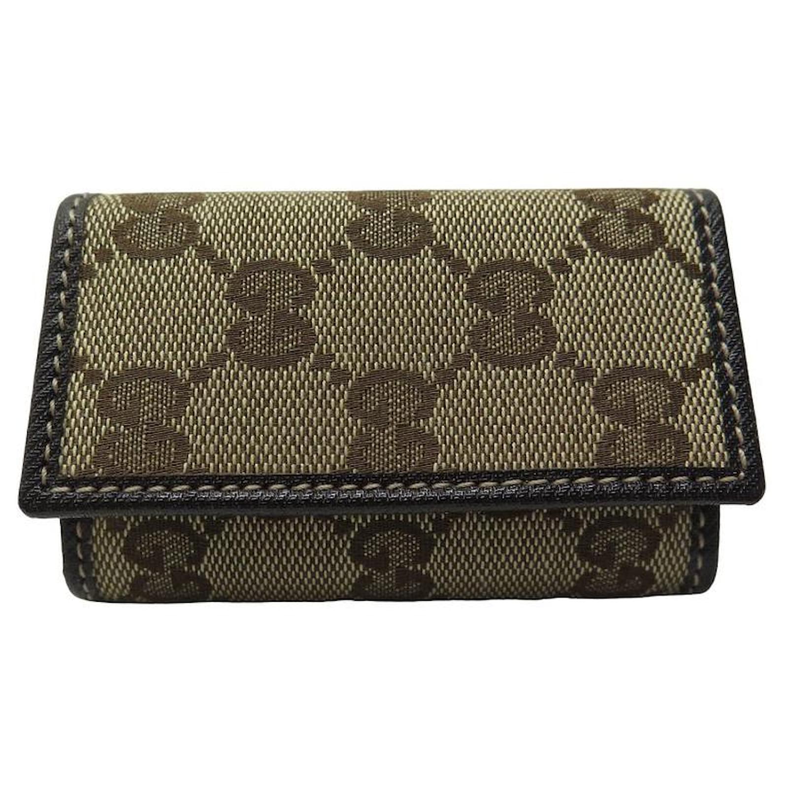 NEW GUCCI KEY RING CASE 04564 GUCCISSIMA NEW KEY HOLDER MONOGRAM