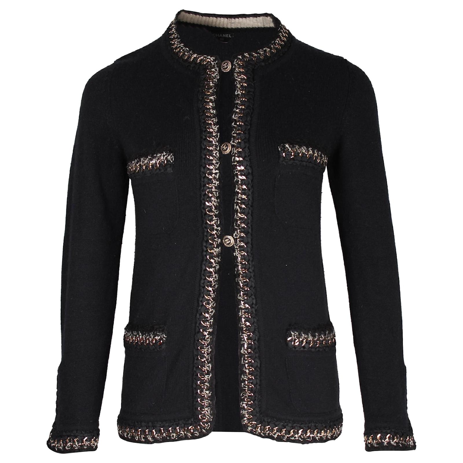 Wool Chain Cardigan