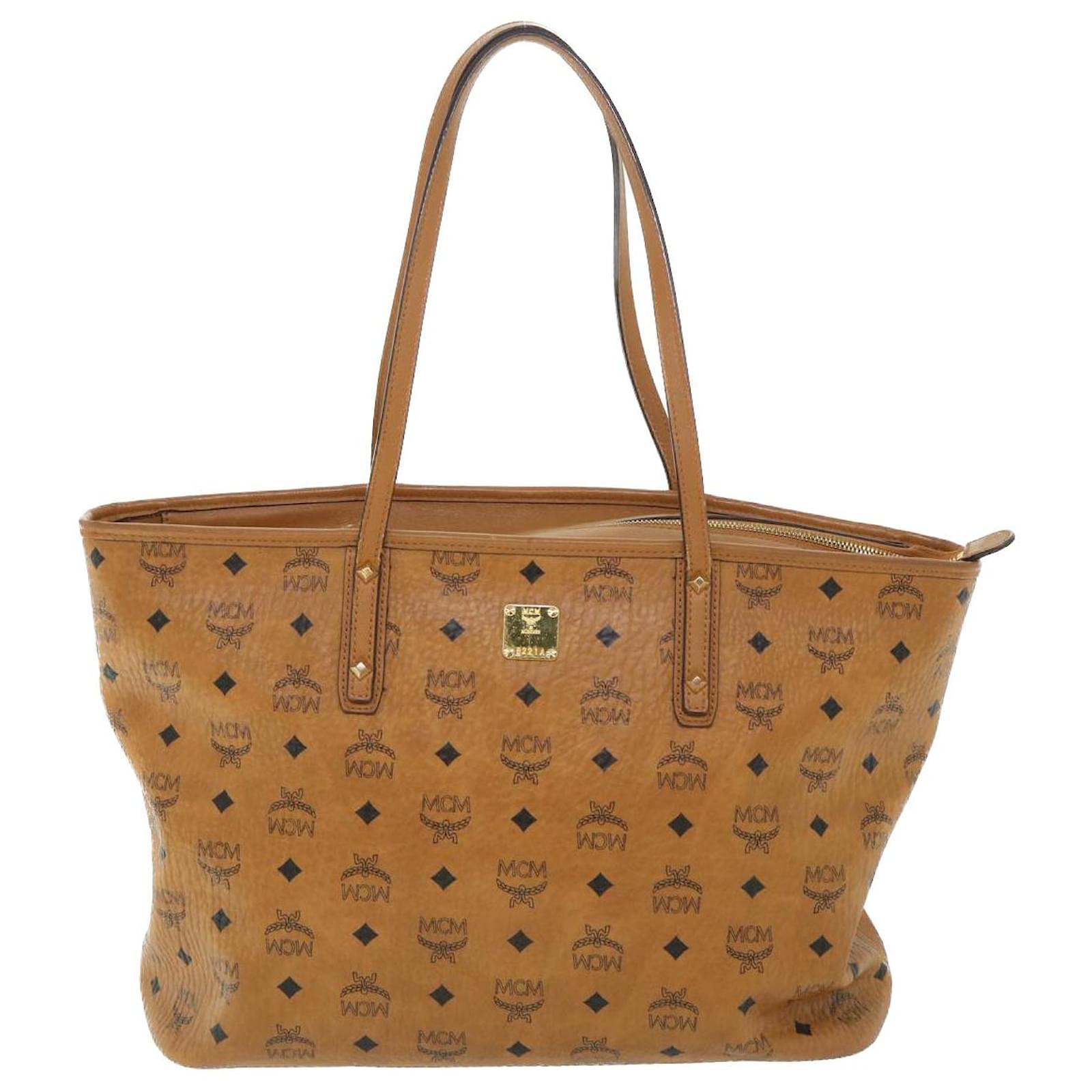 Mcm anya leopard outlet tote