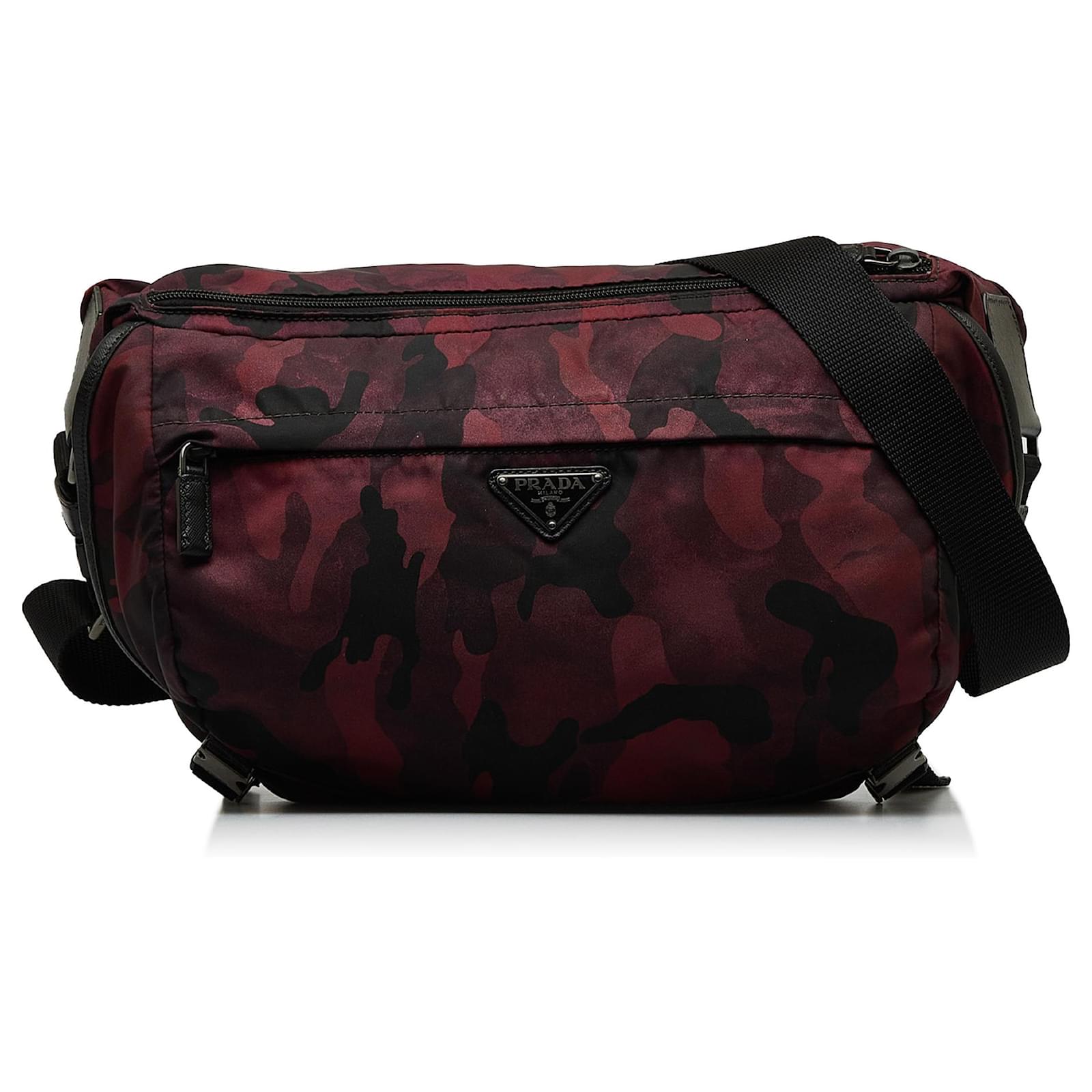 Prada camo hotsell messenger bag