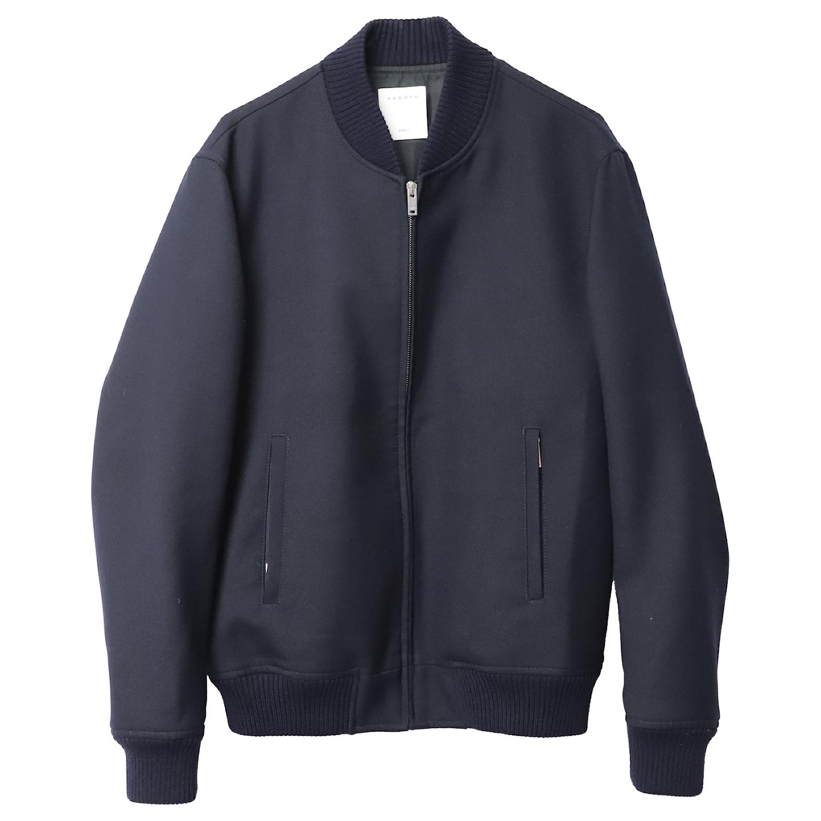 Sandro Paris Sandro Blazer Schwarz Sandro Paris Bomberjacke Aus